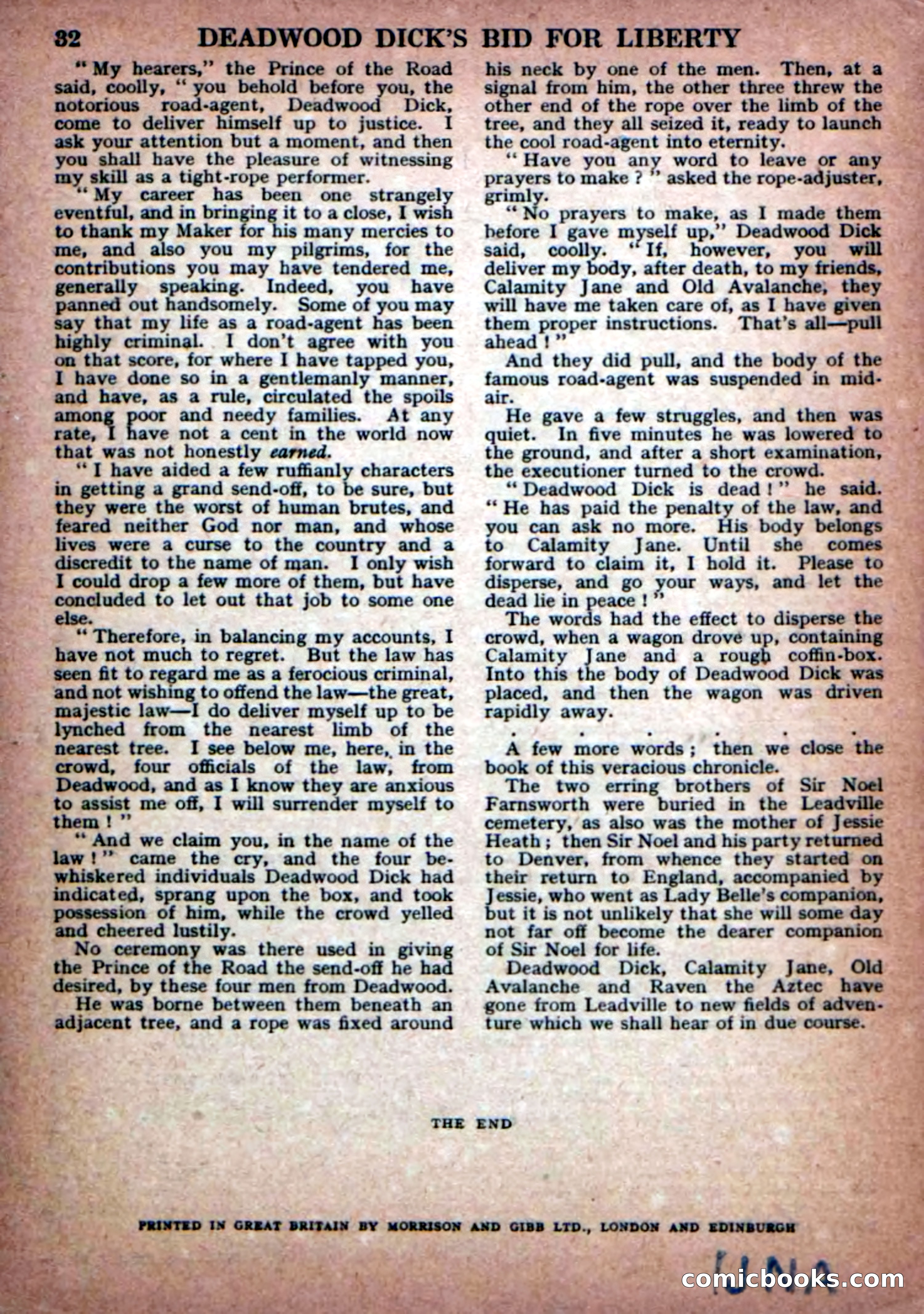 Deadwood Dick Library No. 23 — page 34 of 36