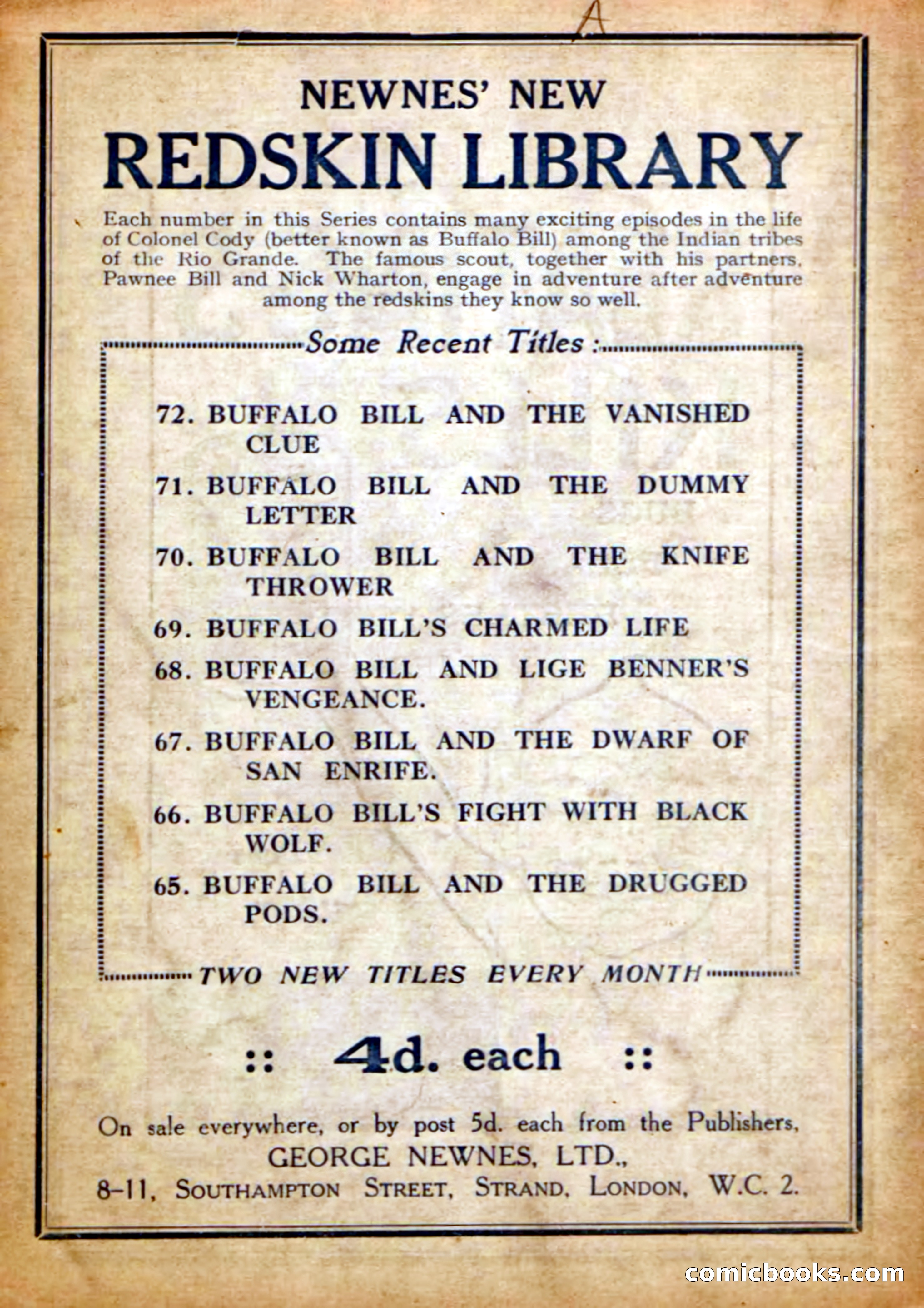 Deadwood Dick Library No. 23 — page 36 of 36