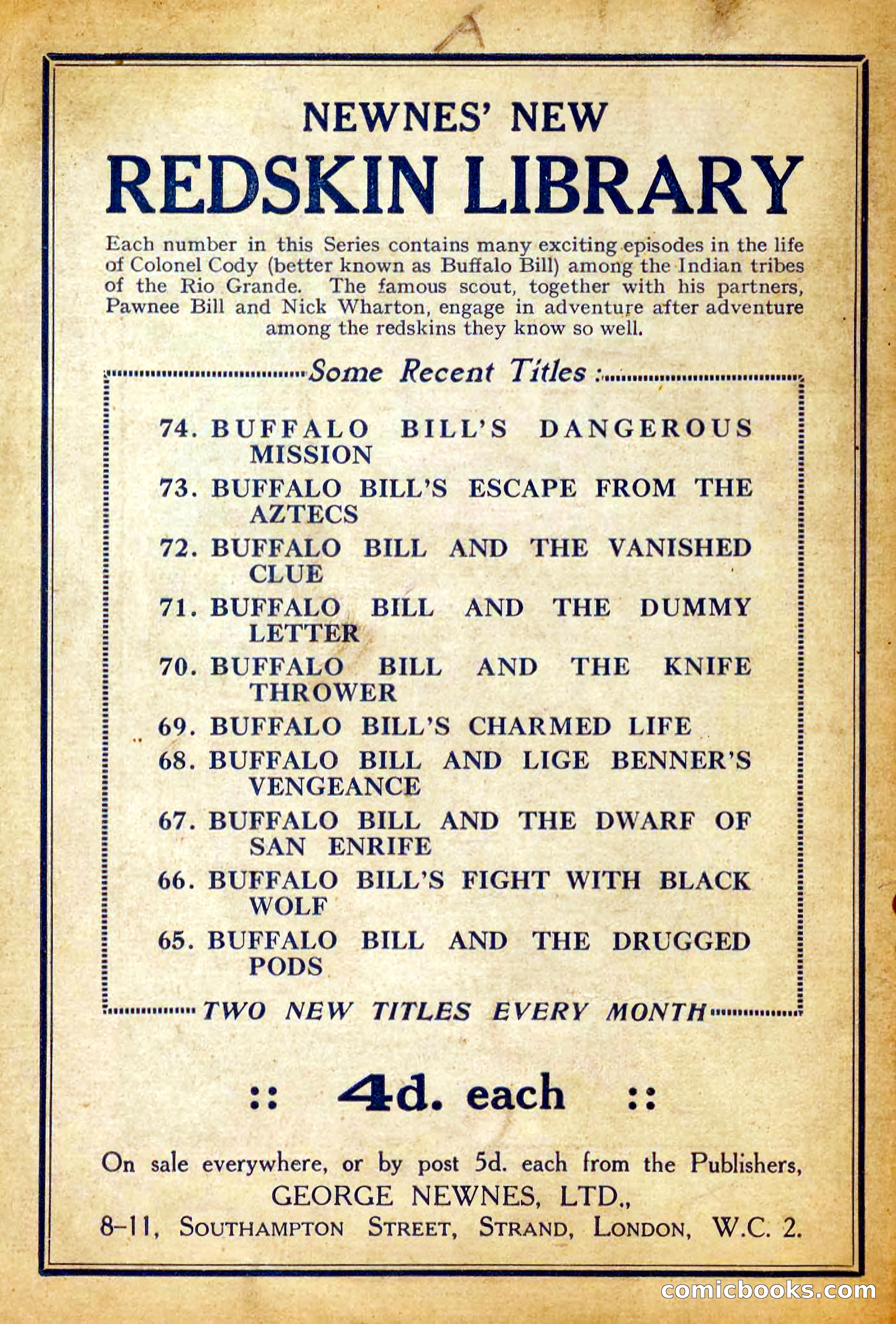 Deadwood Dick Library No. 26 — page 36 of 36
