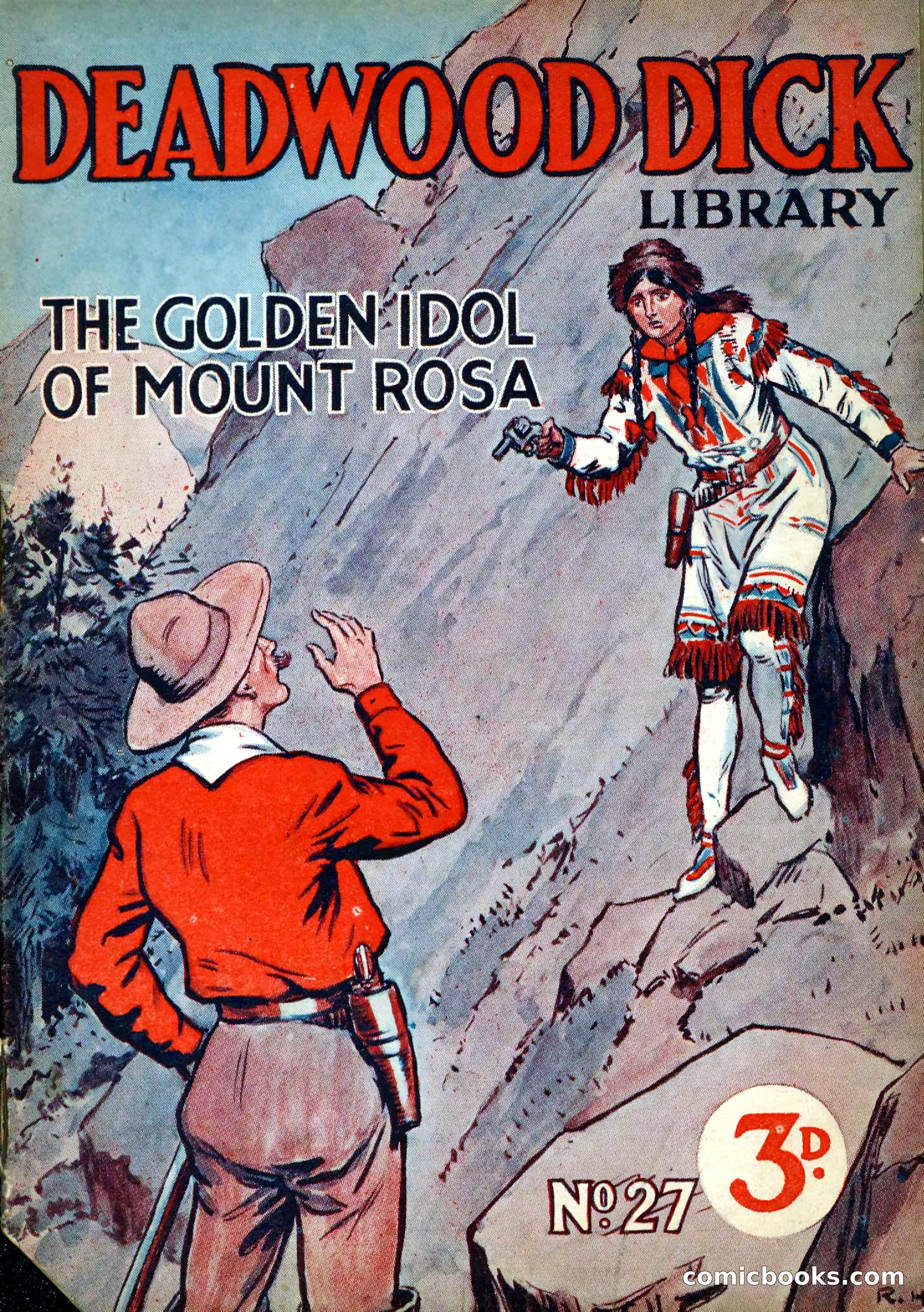 Deadwood Dick Library No. 27: The Golden Idol of Mount Rosa — page 1 of 36