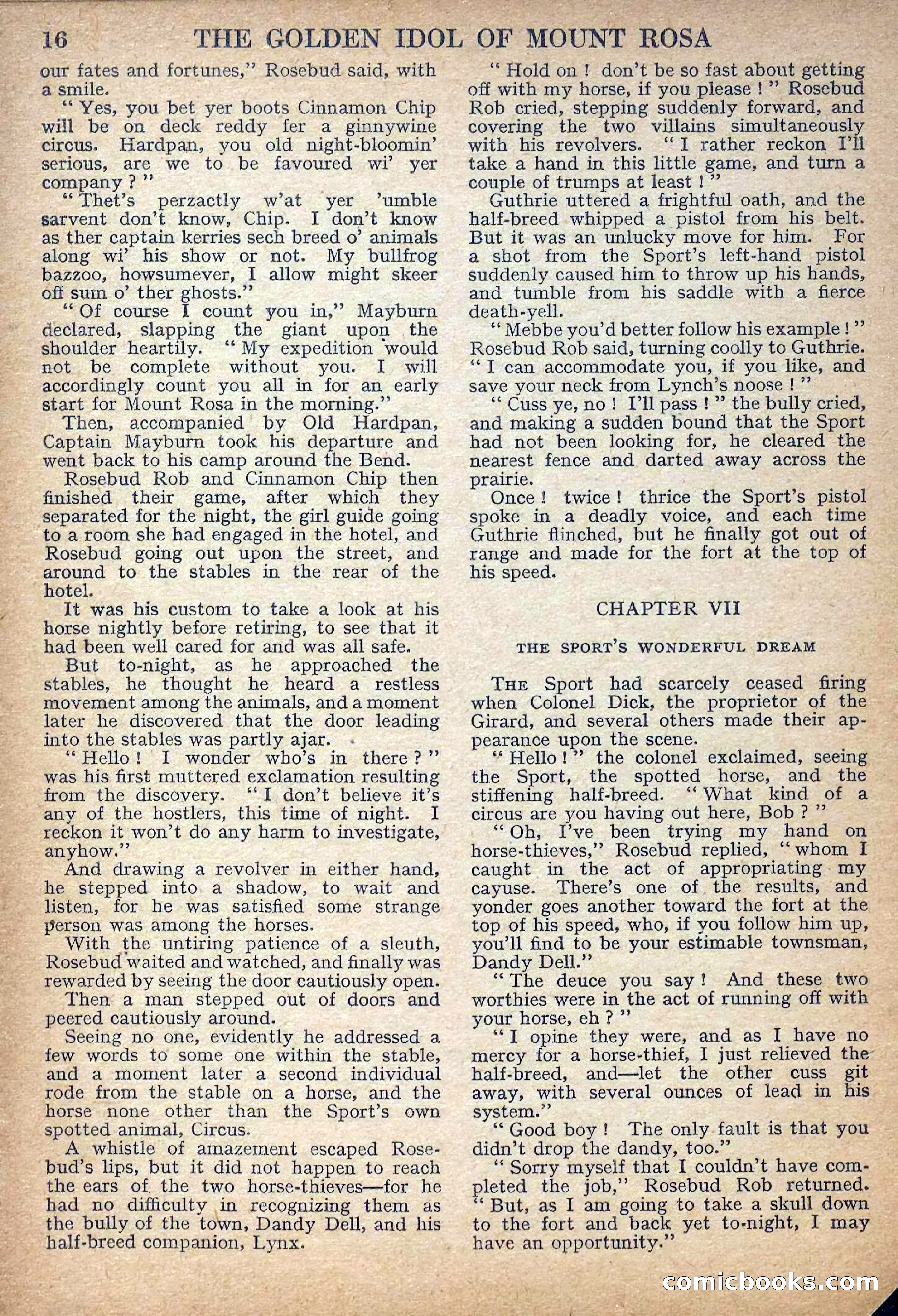 Deadwood Dick Library No. 27: The Golden Idol of Mount Rosa — page 18 of 36
