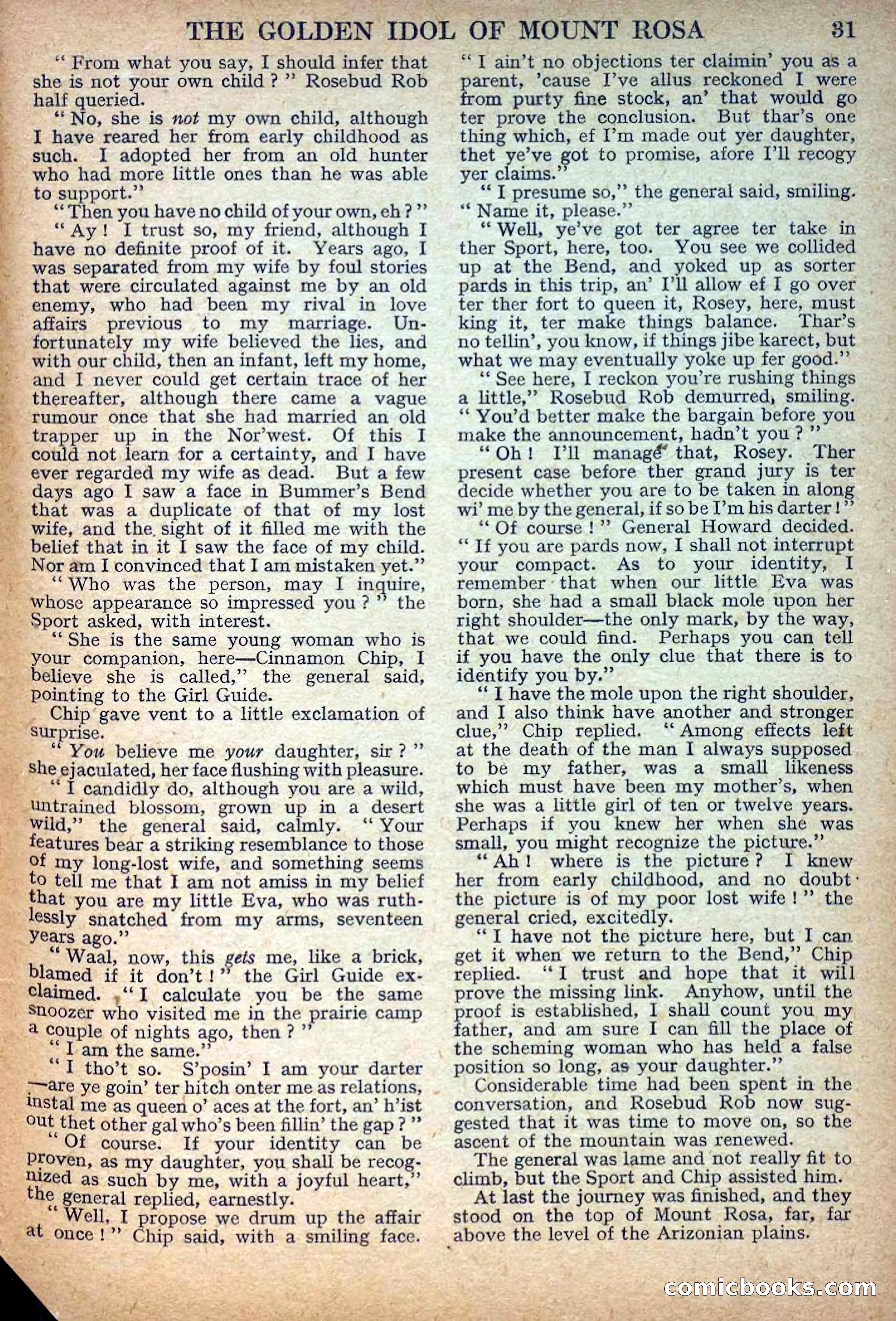 Deadwood Dick Library No. 27: The Golden Idol of Mount Rosa — page 33 of 36