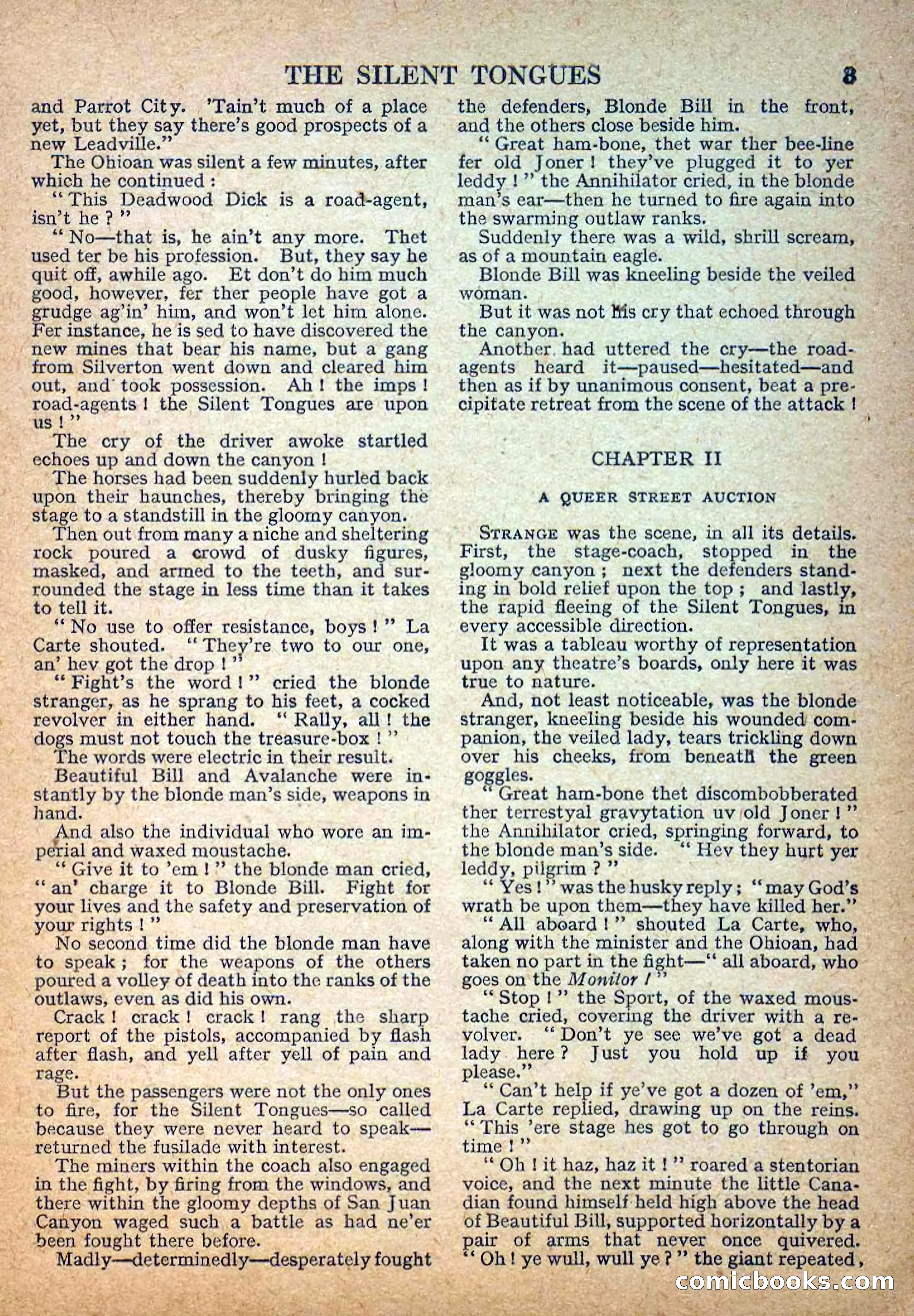 Deadwood Dick Library No. 29: The Silent Tongues — page 5 of 36