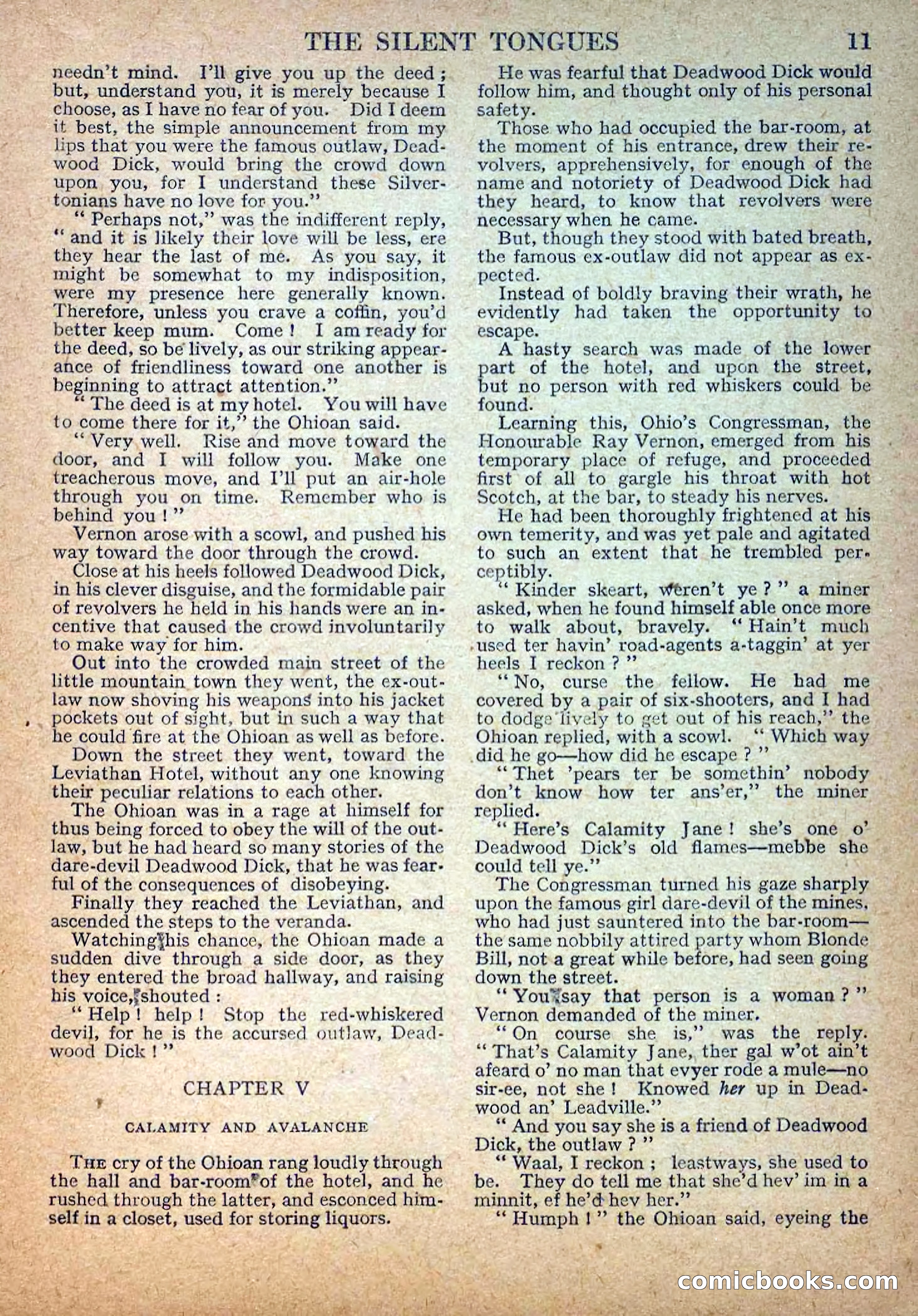 Deadwood Dick Library No. 29: The Silent Tongues — page 13 of 36