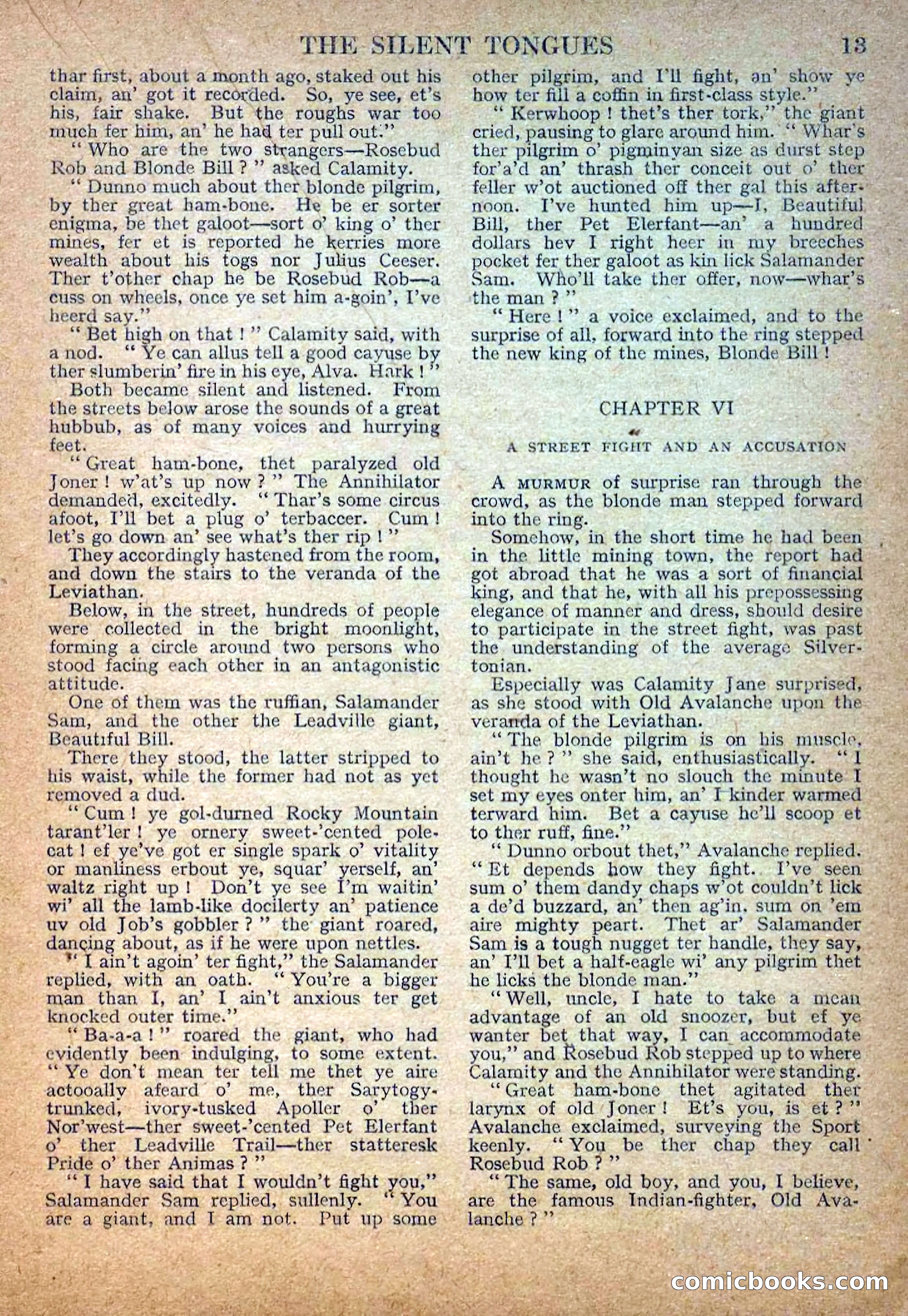 Deadwood Dick Library No. 29: The Silent Tongues — page 15 of 36