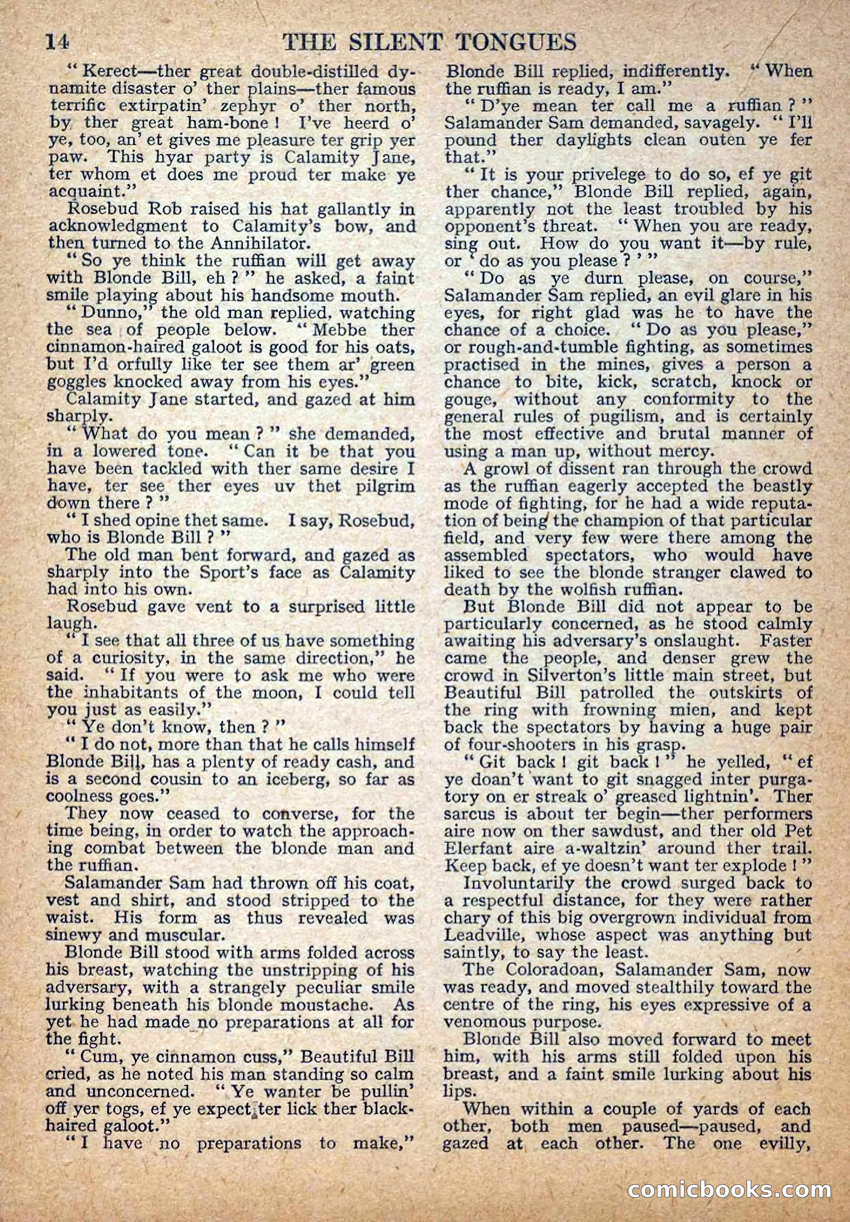 Deadwood Dick Library No. 29: The Silent Tongues — page 16 of 36