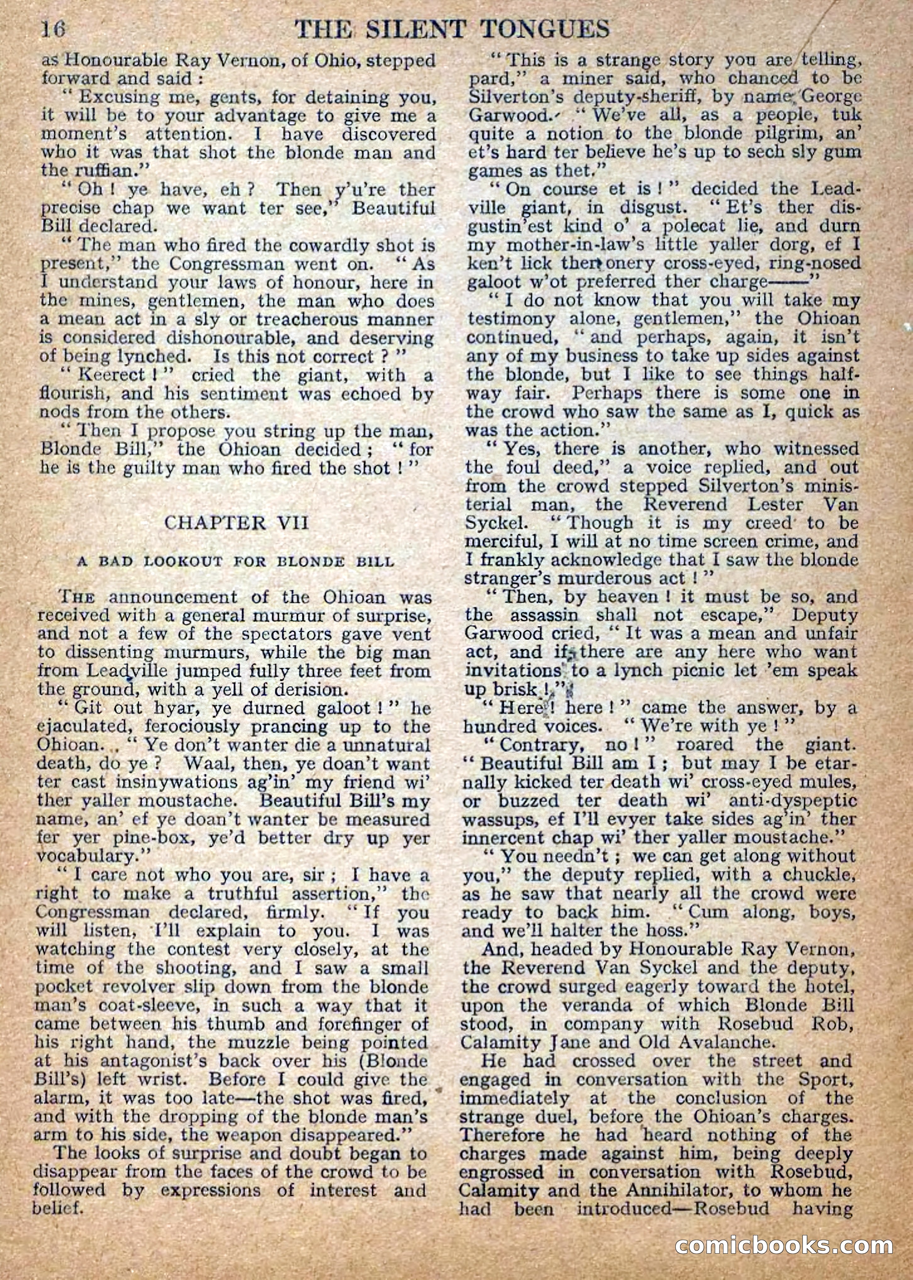 Deadwood Dick Library No. 29: The Silent Tongues — page 18 of 36