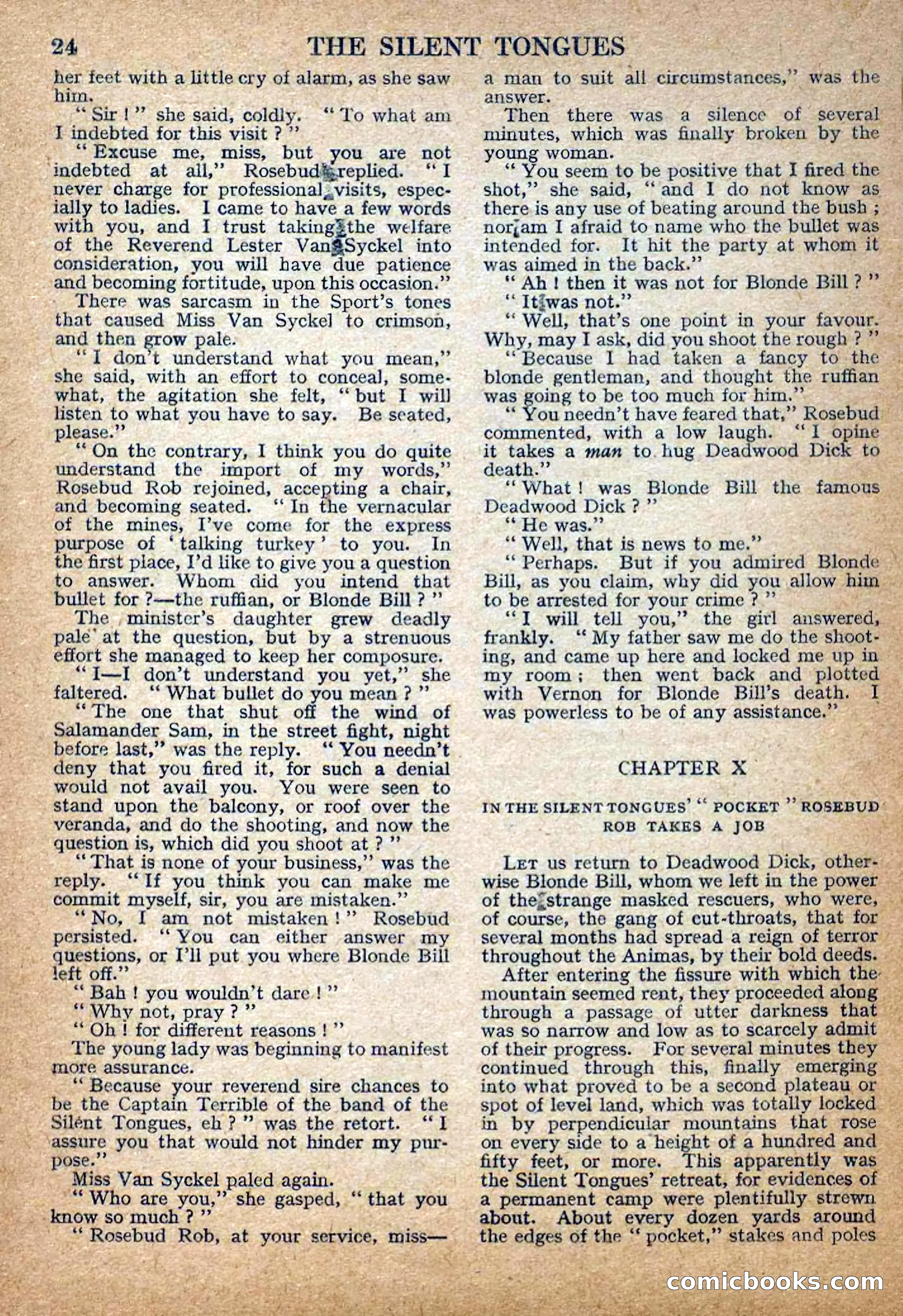Deadwood Dick Library No. 29: The Silent Tongues — page 26 of 36