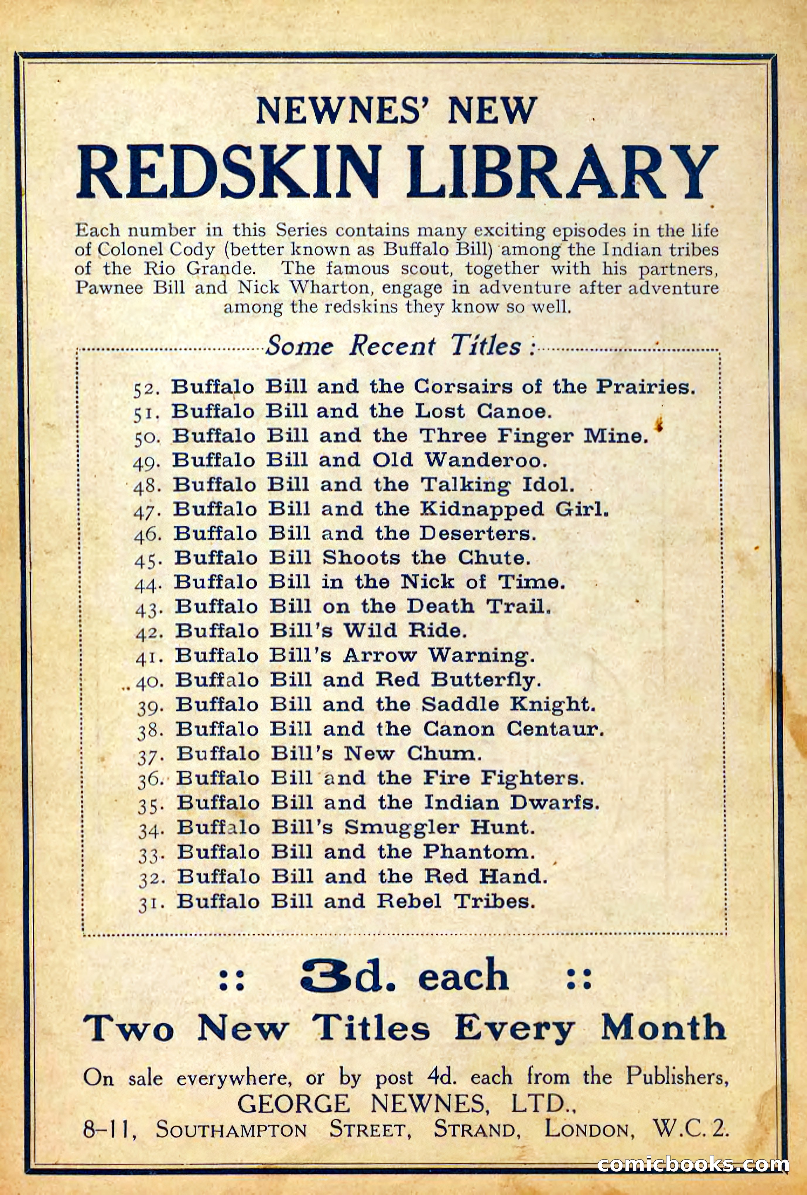 Deadwood Dick Library No. 3 — page 36 of 36