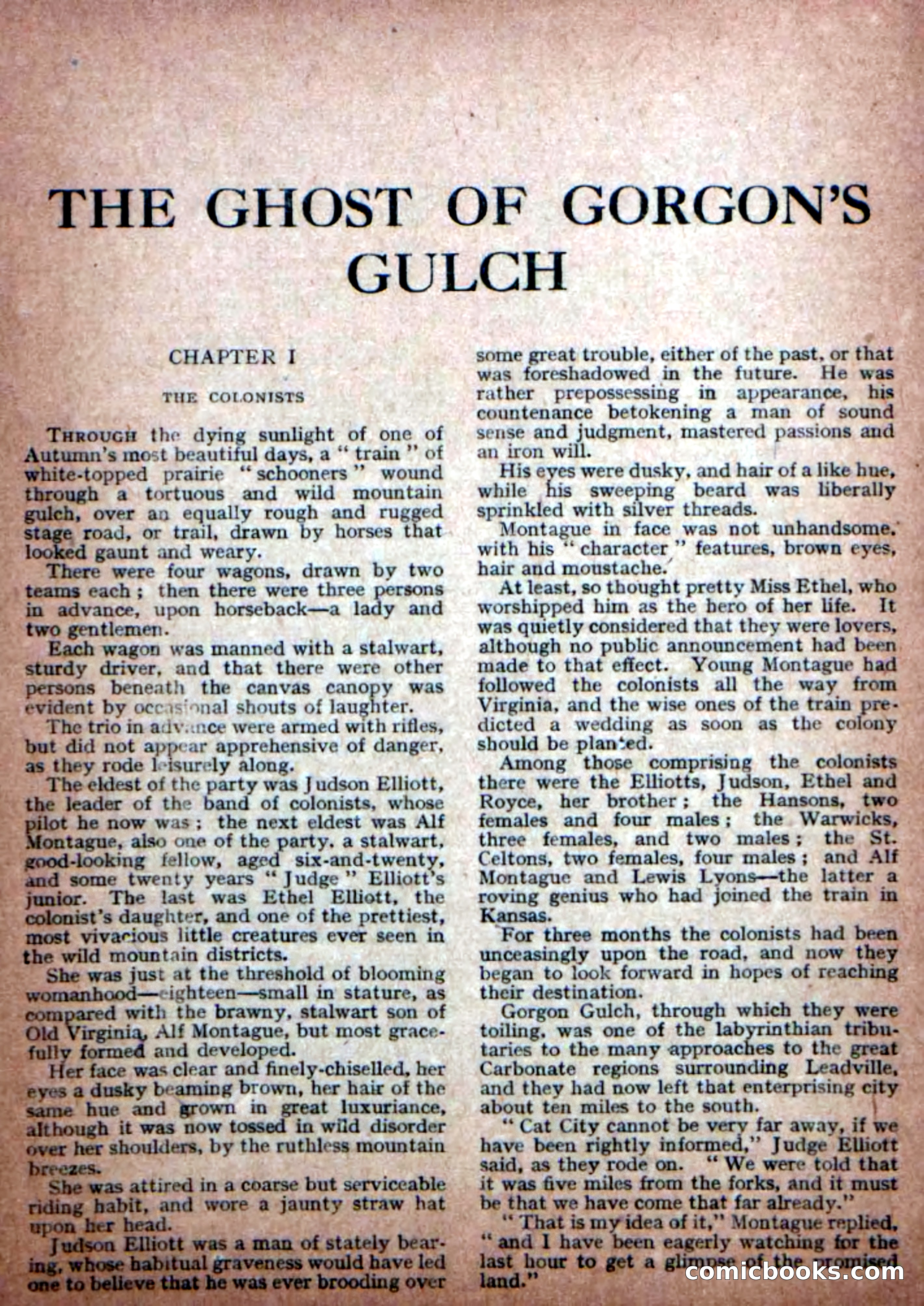 Deadwood Dick Library No. 30: The Ghost of Gorgons Gulch — page 3 of 36