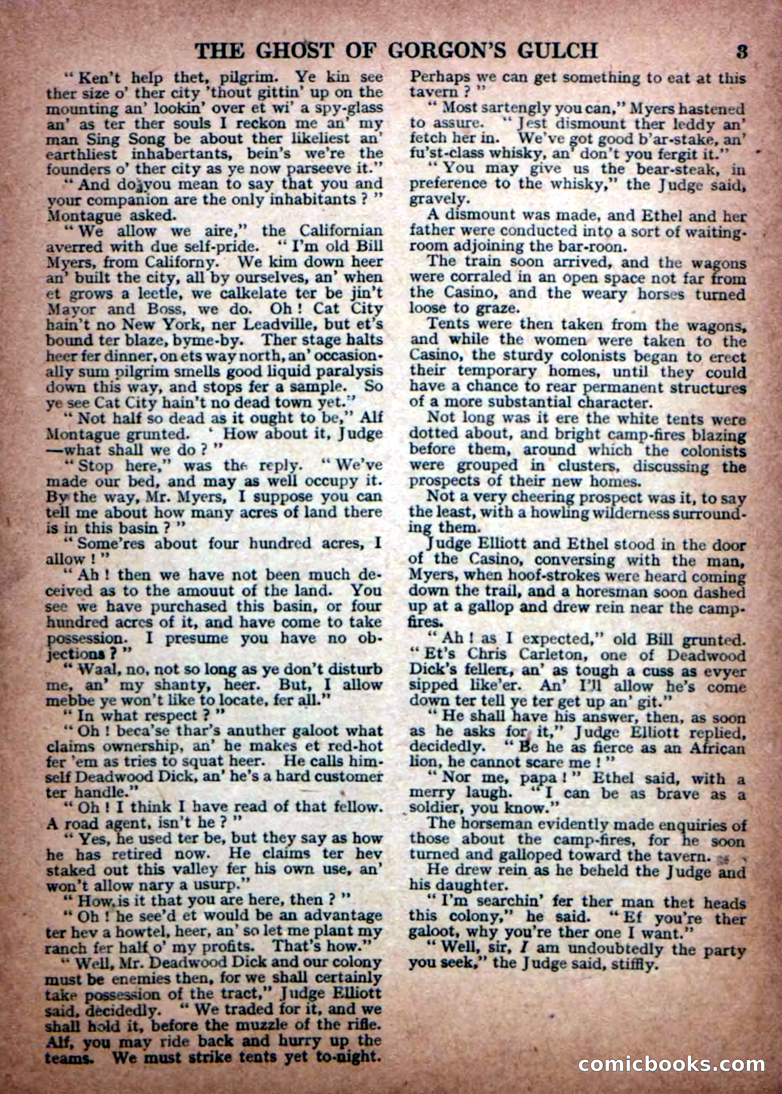 Deadwood Dick Library No. 30: The Ghost of Gorgons Gulch — page 5 of 36