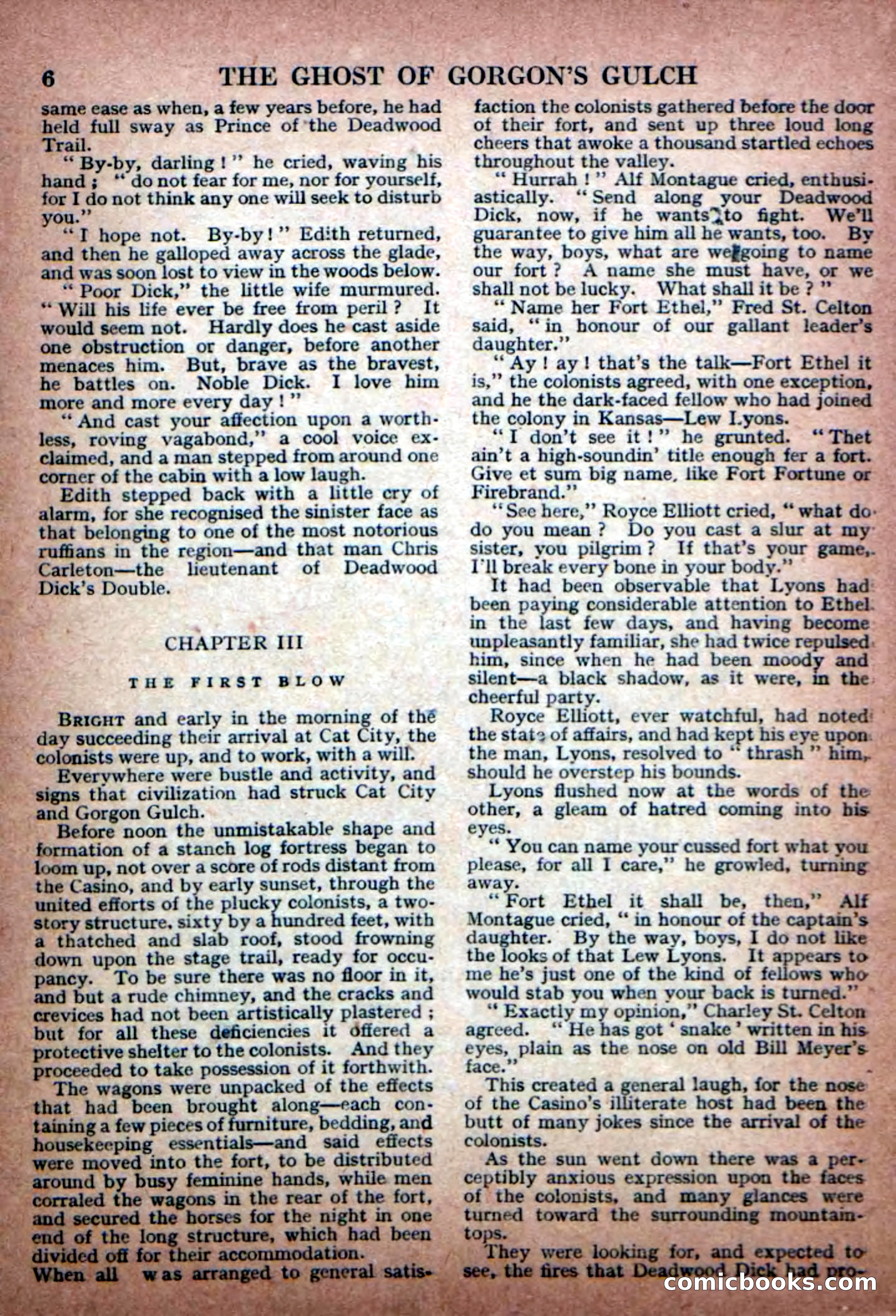 Deadwood Dick Library No. 30: The Ghost of Gorgons Gulch — page 8 of 36