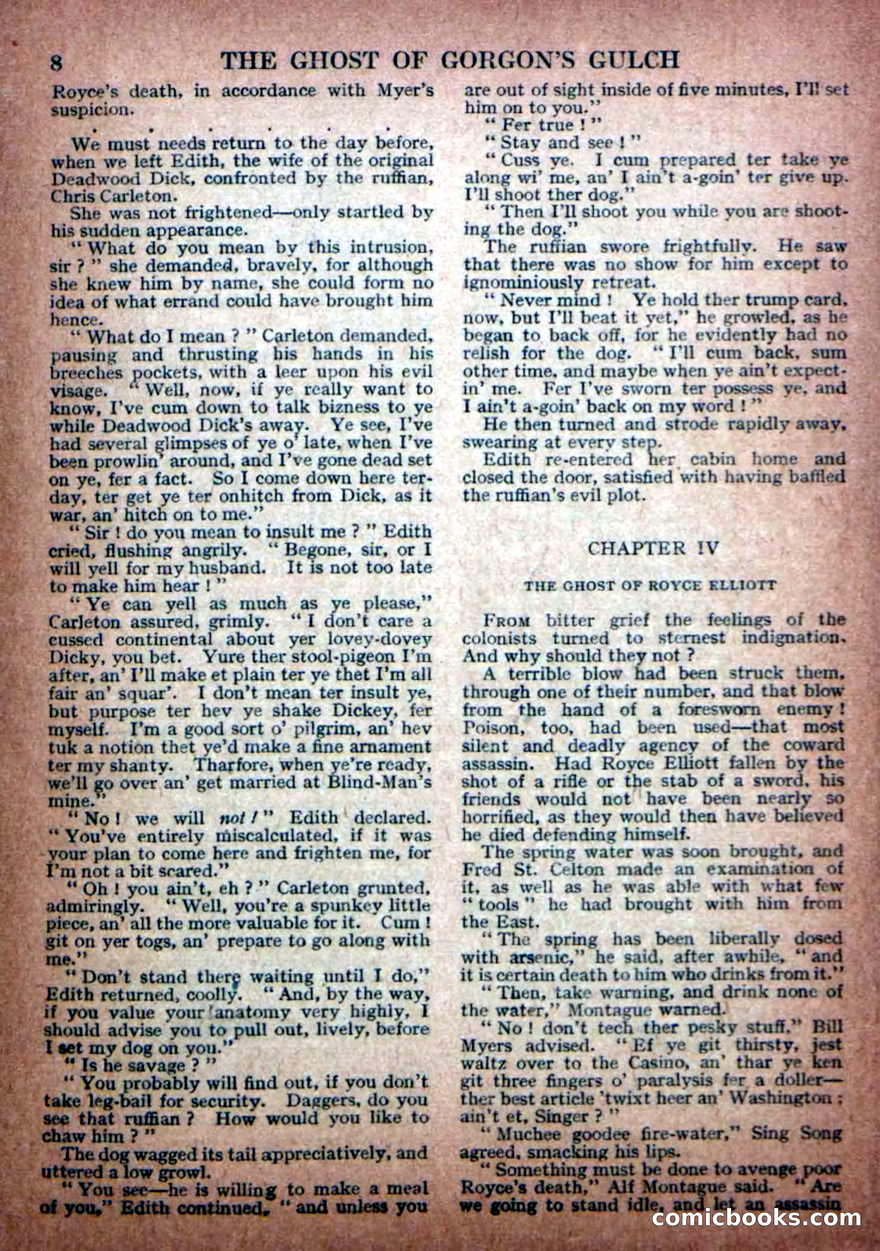 Deadwood Dick Library No. 30: The Ghost of Gorgons Gulch — page 10 of 36