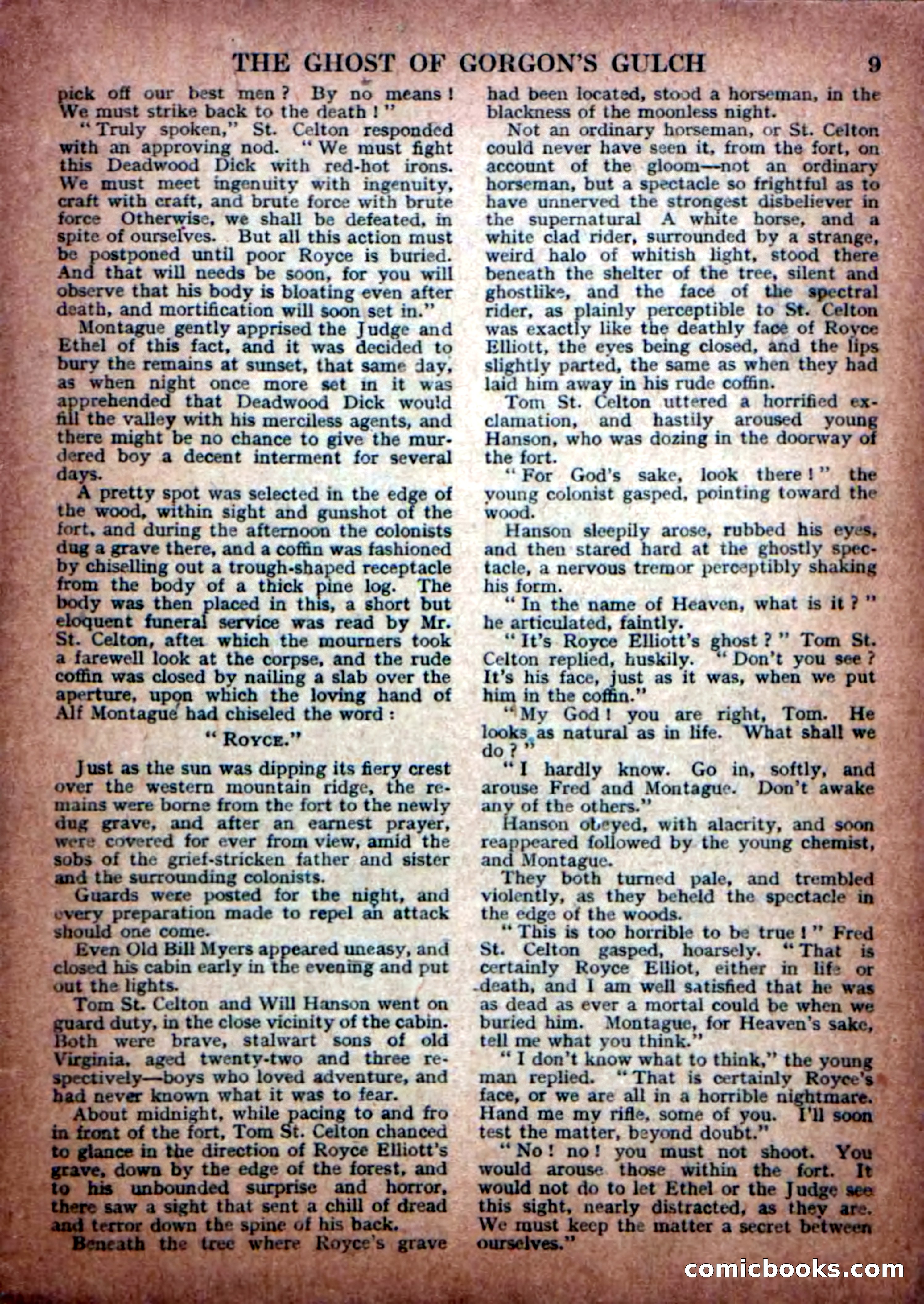 Deadwood Dick Library No. 30: The Ghost of Gorgons Gulch — page 11 of 36