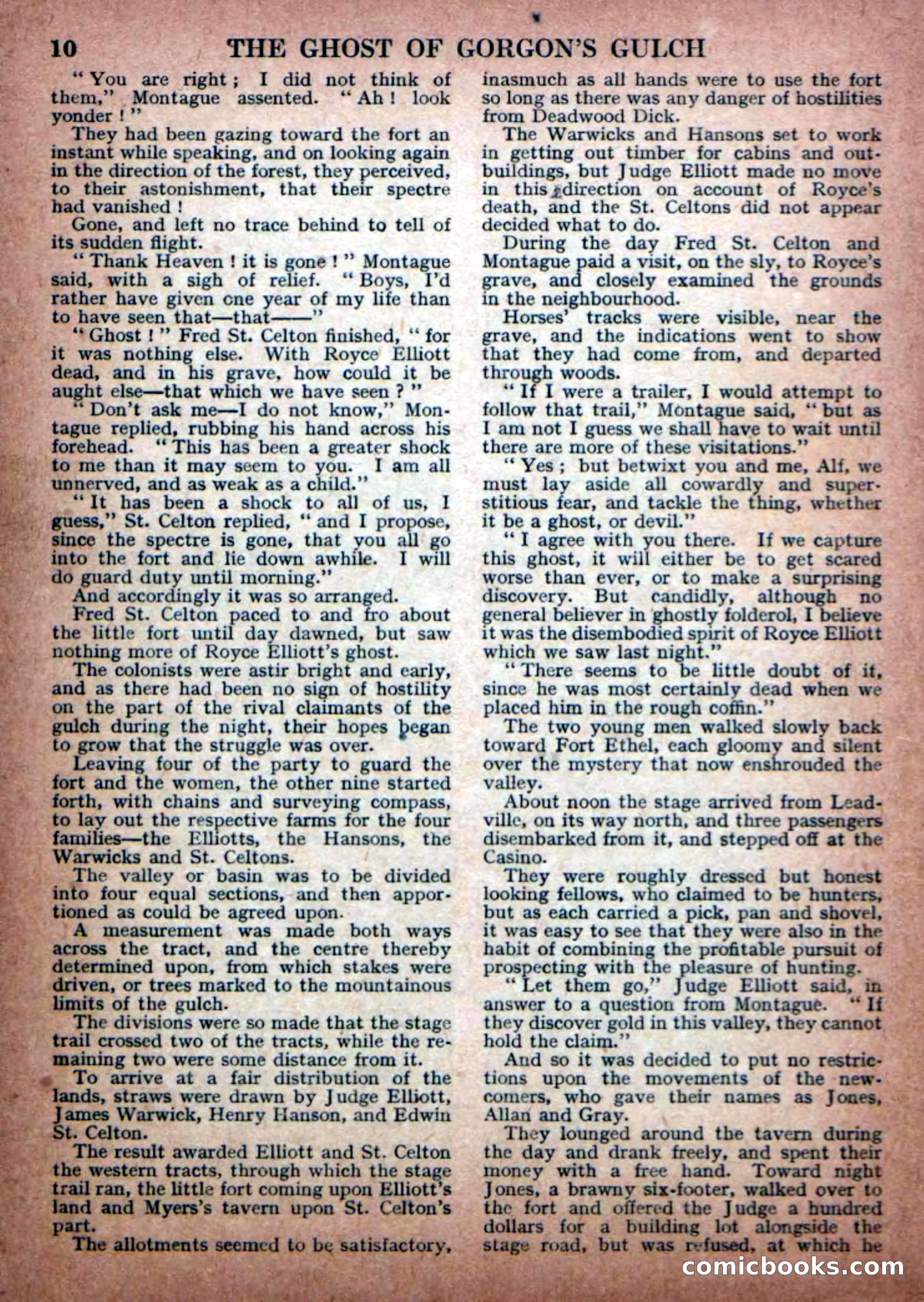 Deadwood Dick Library No. 30: The Ghost of Gorgons Gulch — page 12 of 36