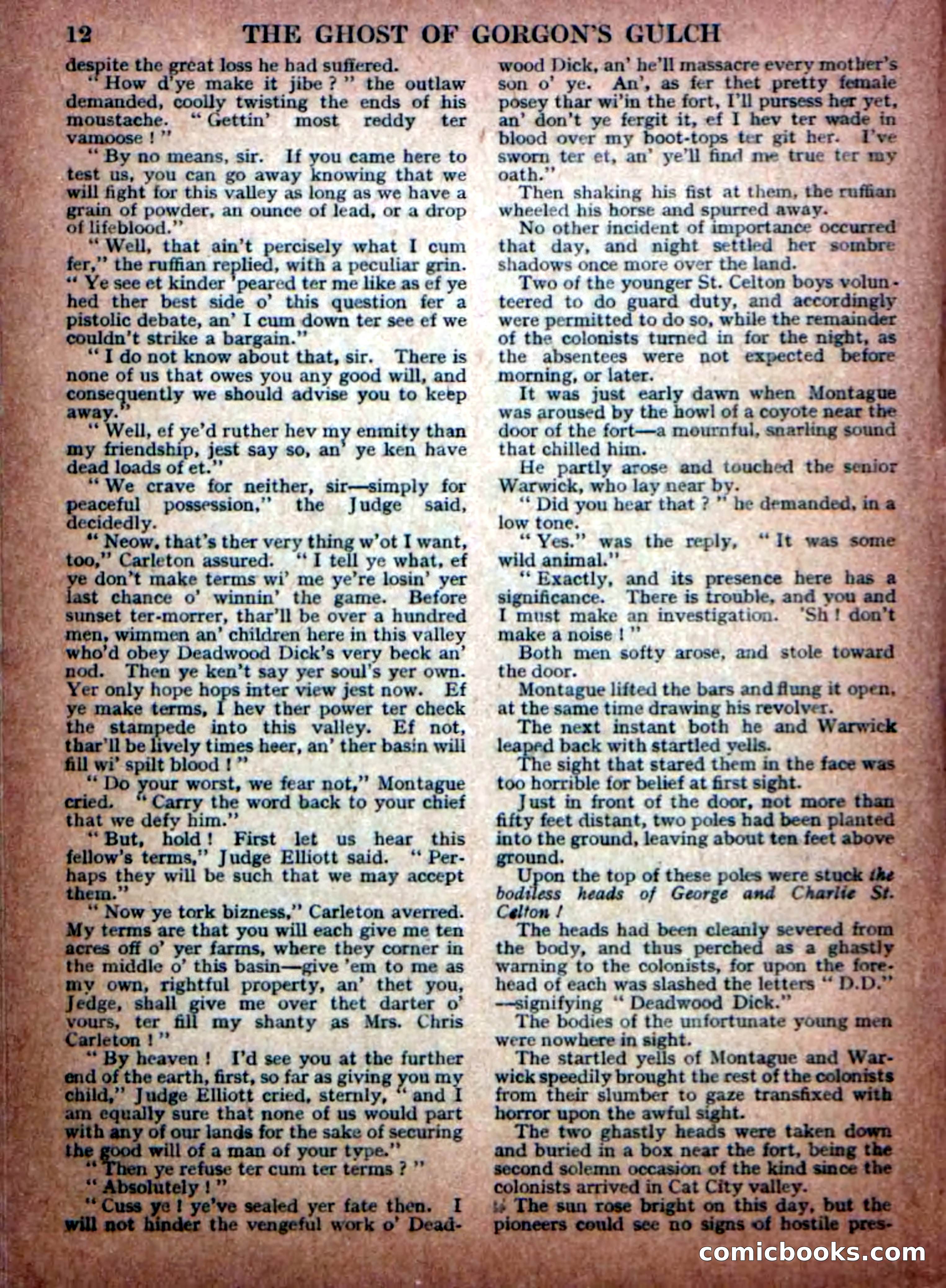 Deadwood Dick Library No. 30: The Ghost of Gorgons Gulch — page 14 of 36