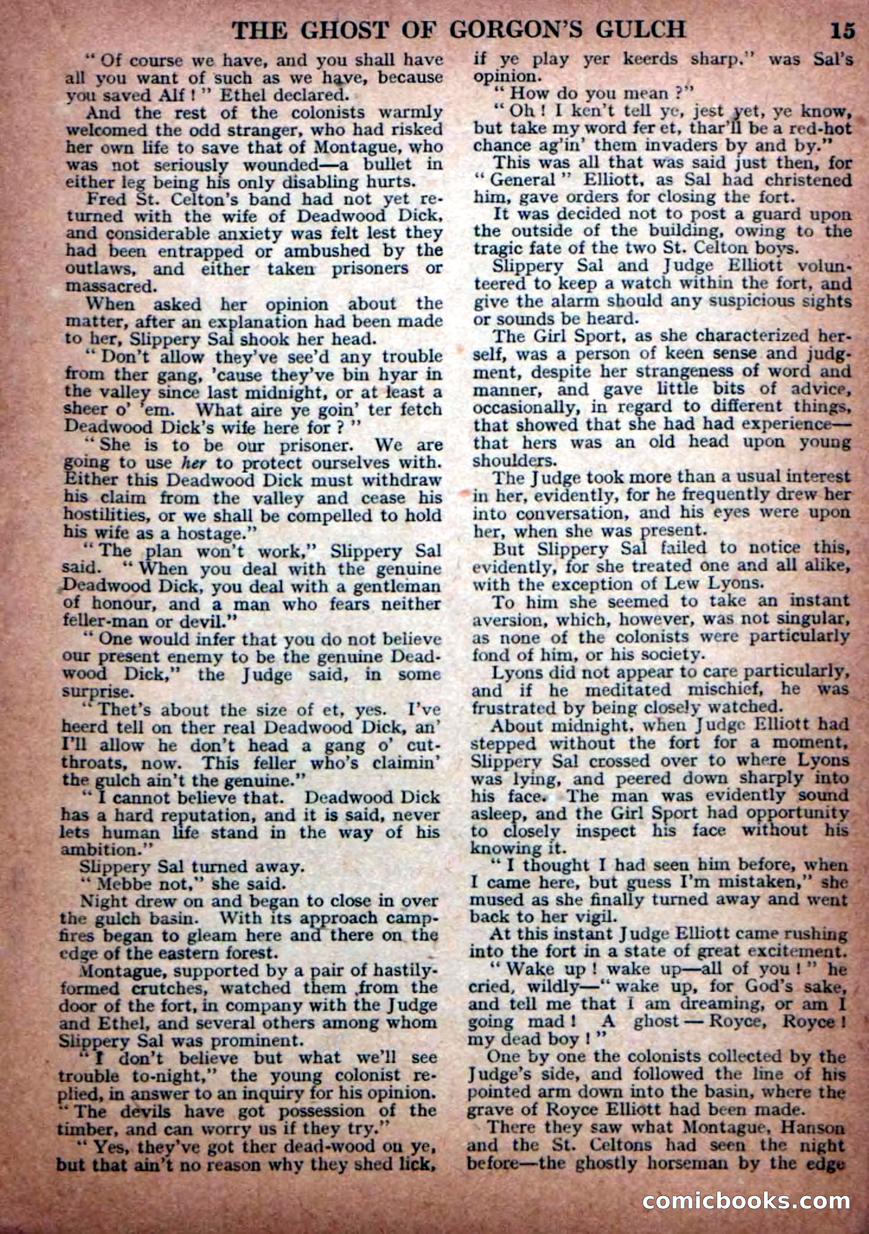 Deadwood Dick Library No. 30: The Ghost of Gorgons Gulch — page 17 of 36