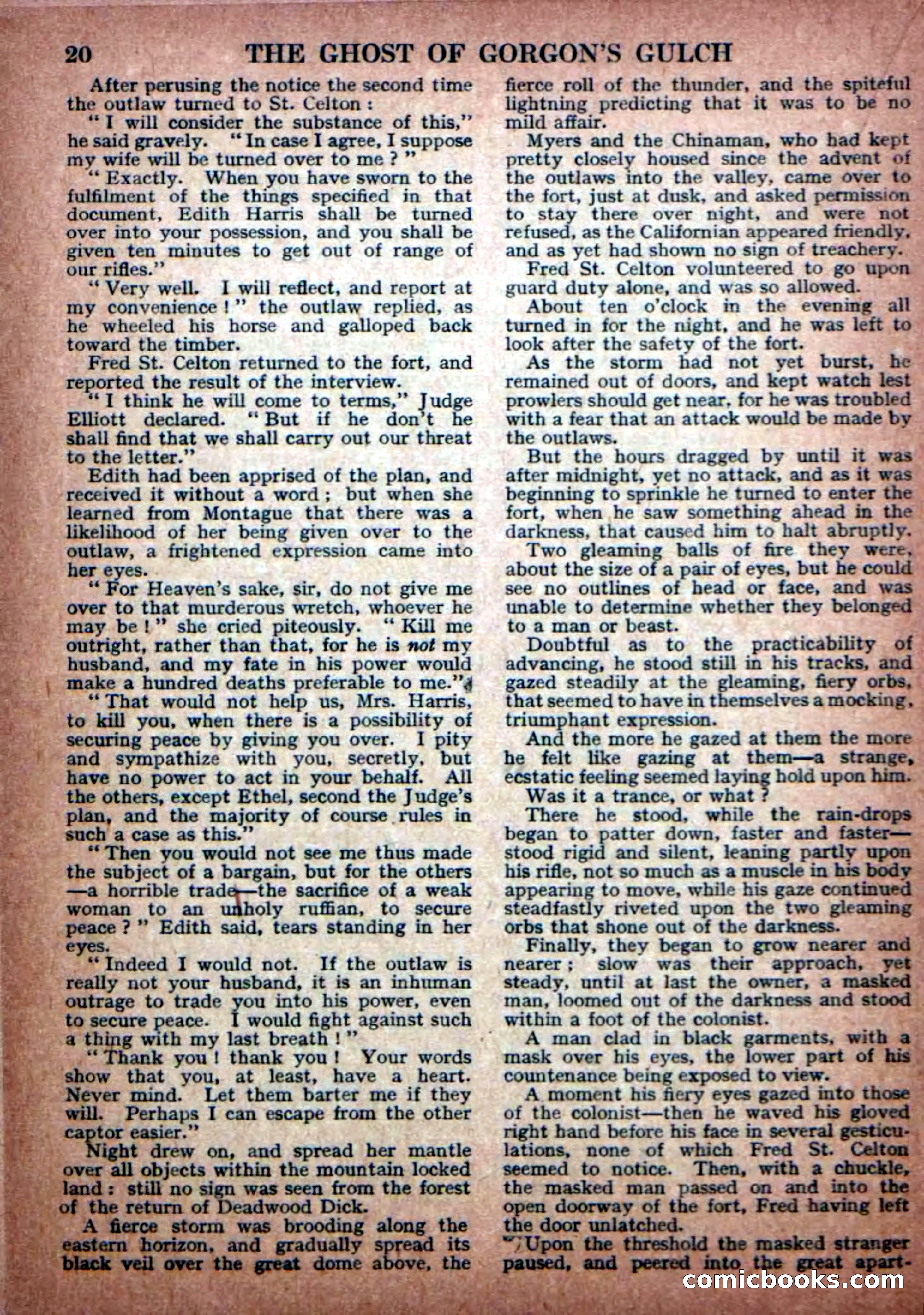 Deadwood Dick Library No. 30: The Ghost of Gorgons Gulch — page 22 of 36