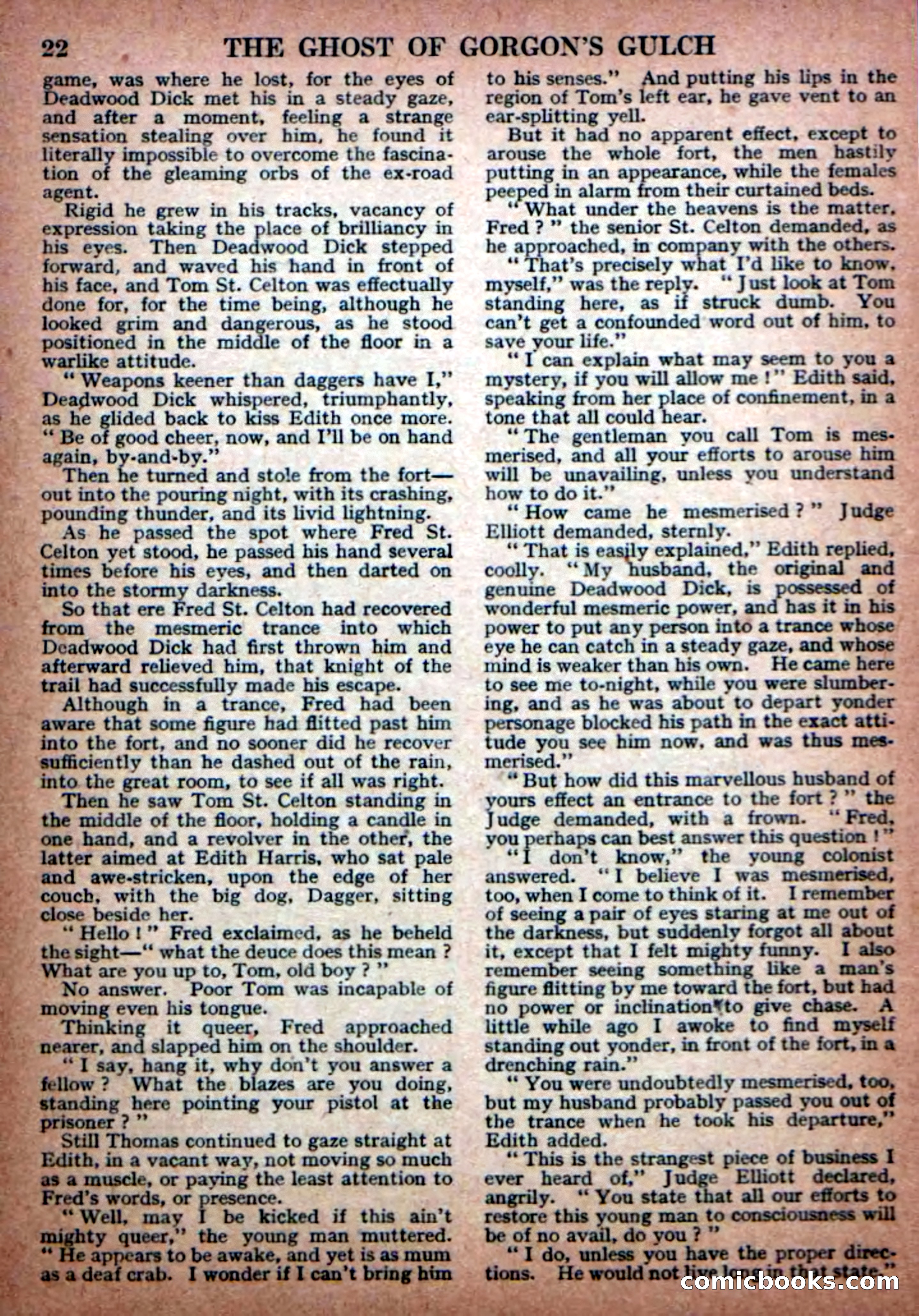 Deadwood Dick Library No. 30: The Ghost of Gorgons Gulch — page 24 of 36