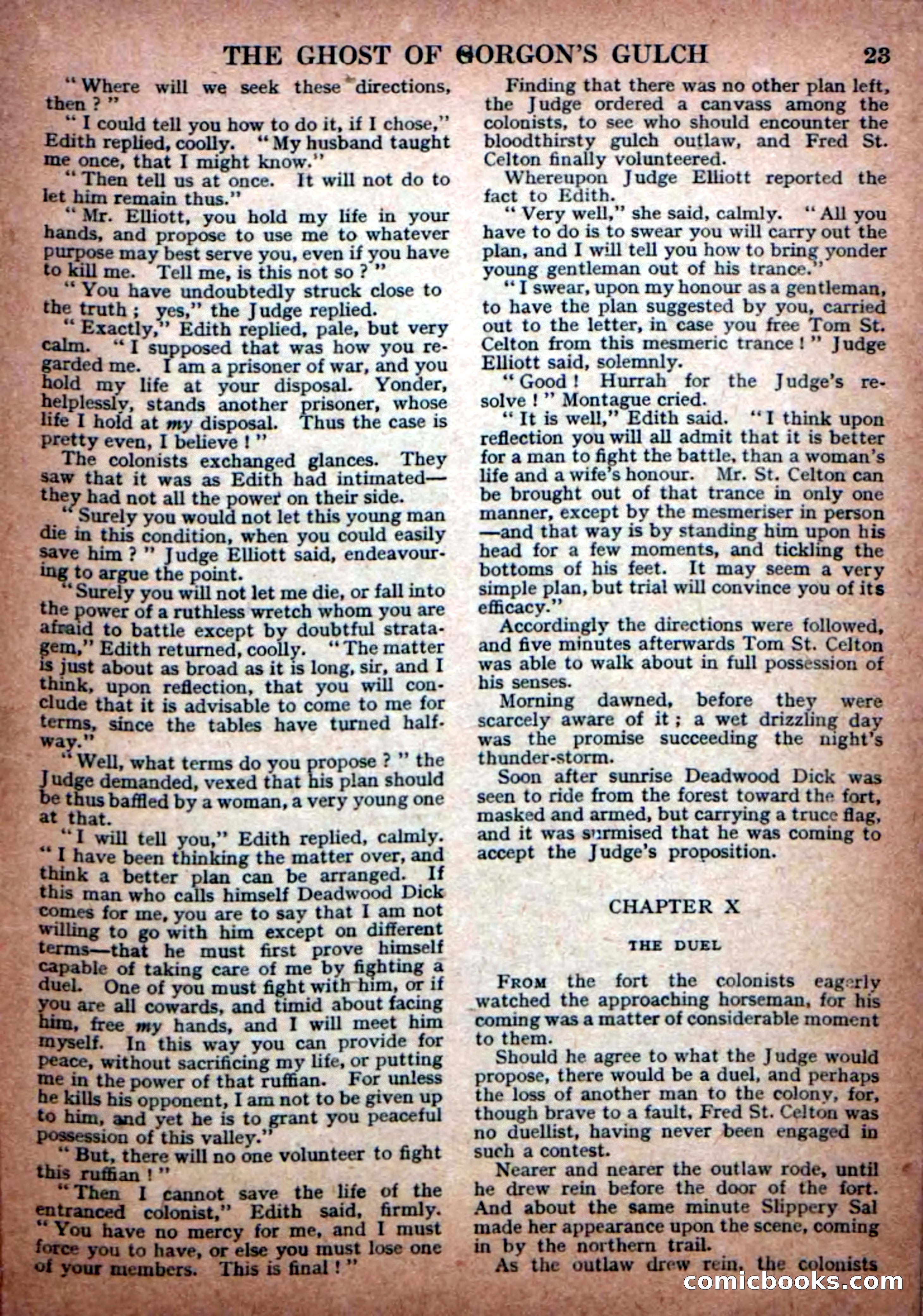 Deadwood Dick Library No. 30: The Ghost of Gorgons Gulch — page 25 of 36
