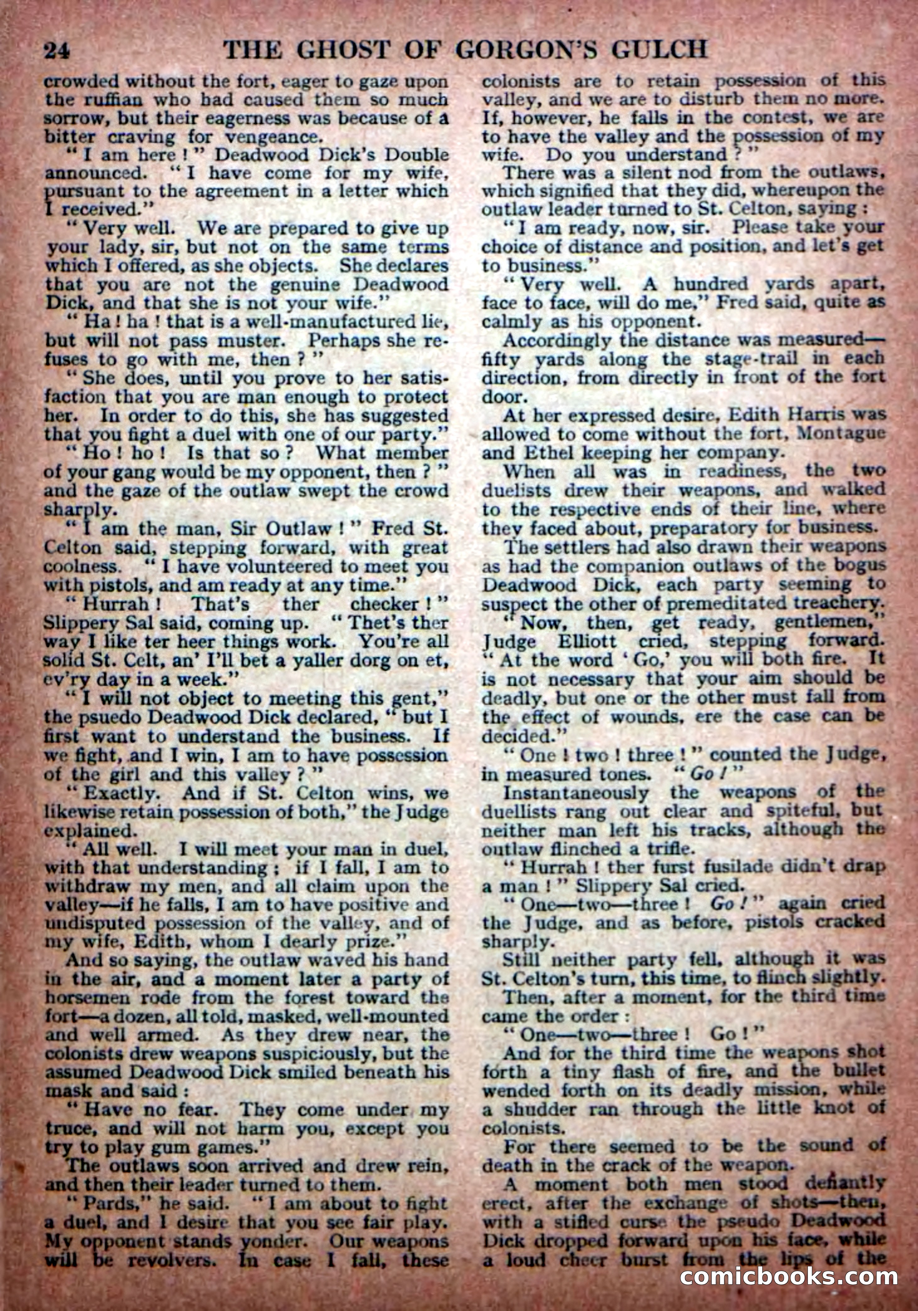 Deadwood Dick Library No. 30: The Ghost of Gorgons Gulch — page 26 of 36