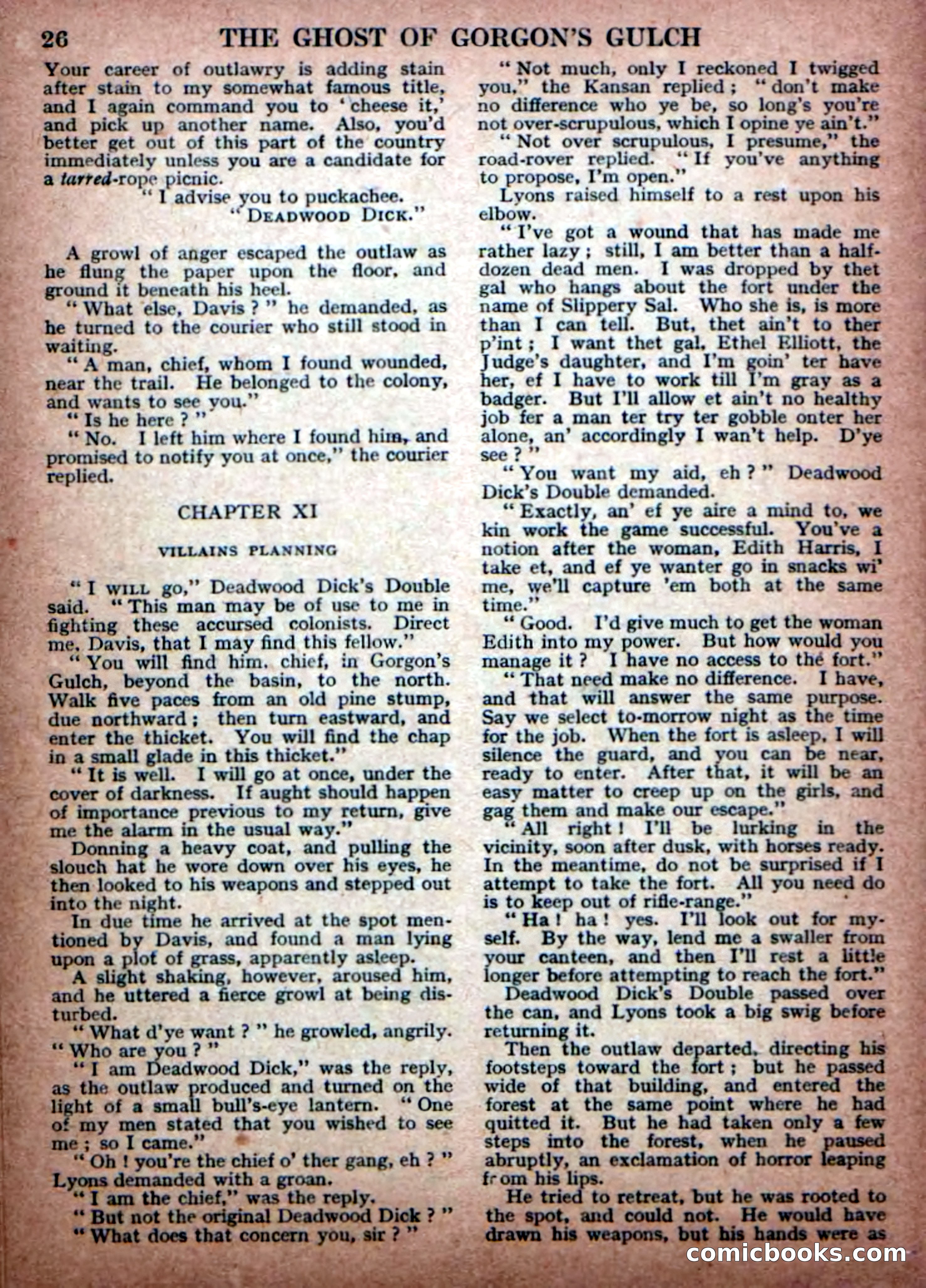 Deadwood Dick Library No. 30: The Ghost of Gorgons Gulch — page 28 of 36