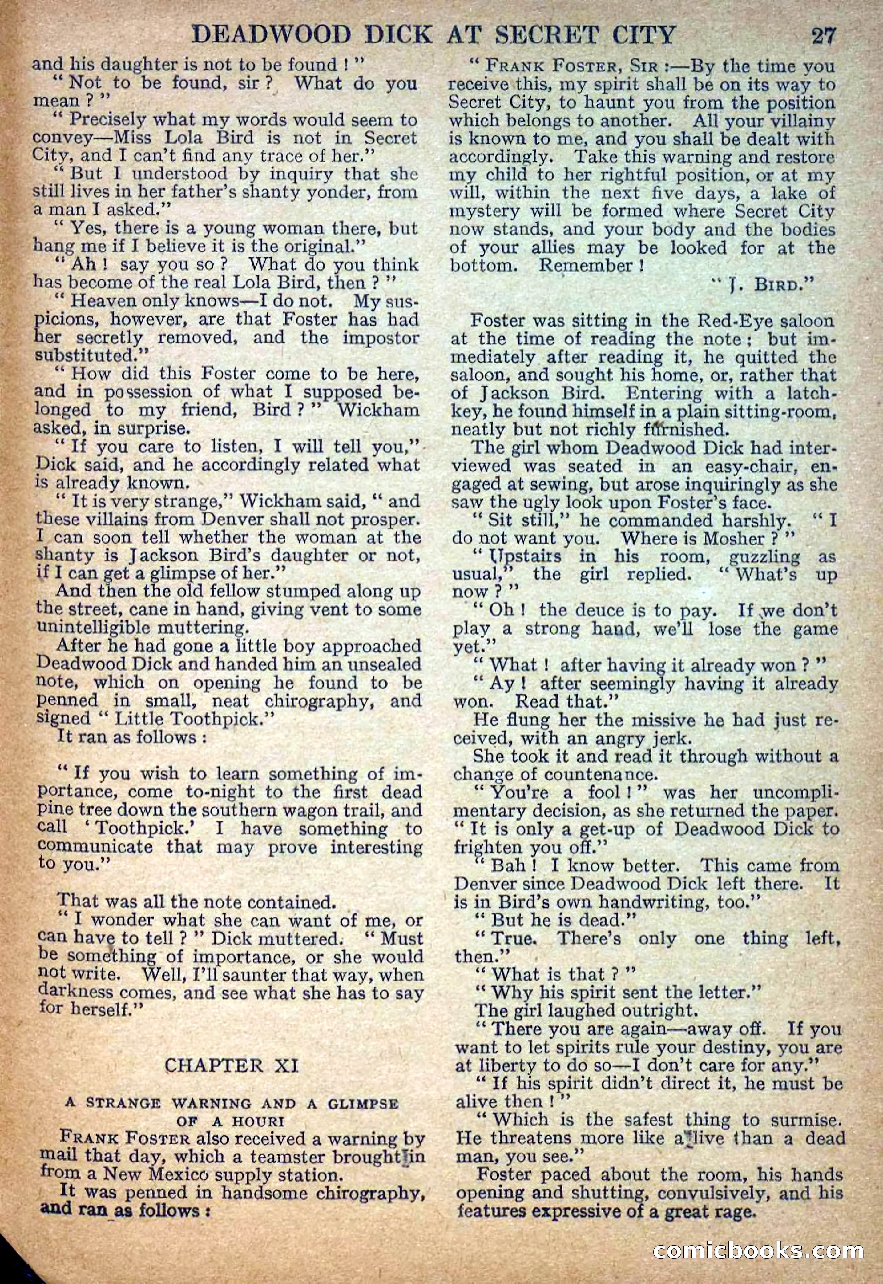Deadwood Dick Library No. 32 — page 29 of 36