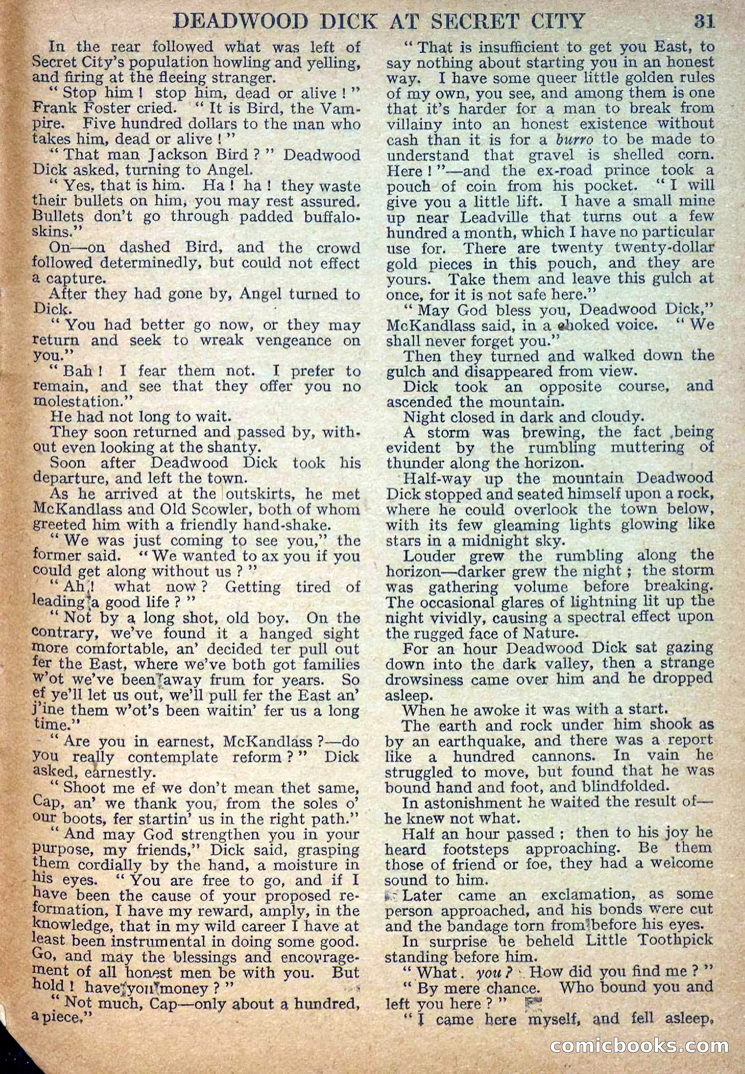 Deadwood Dick Library No. 32 — page 33 of 36