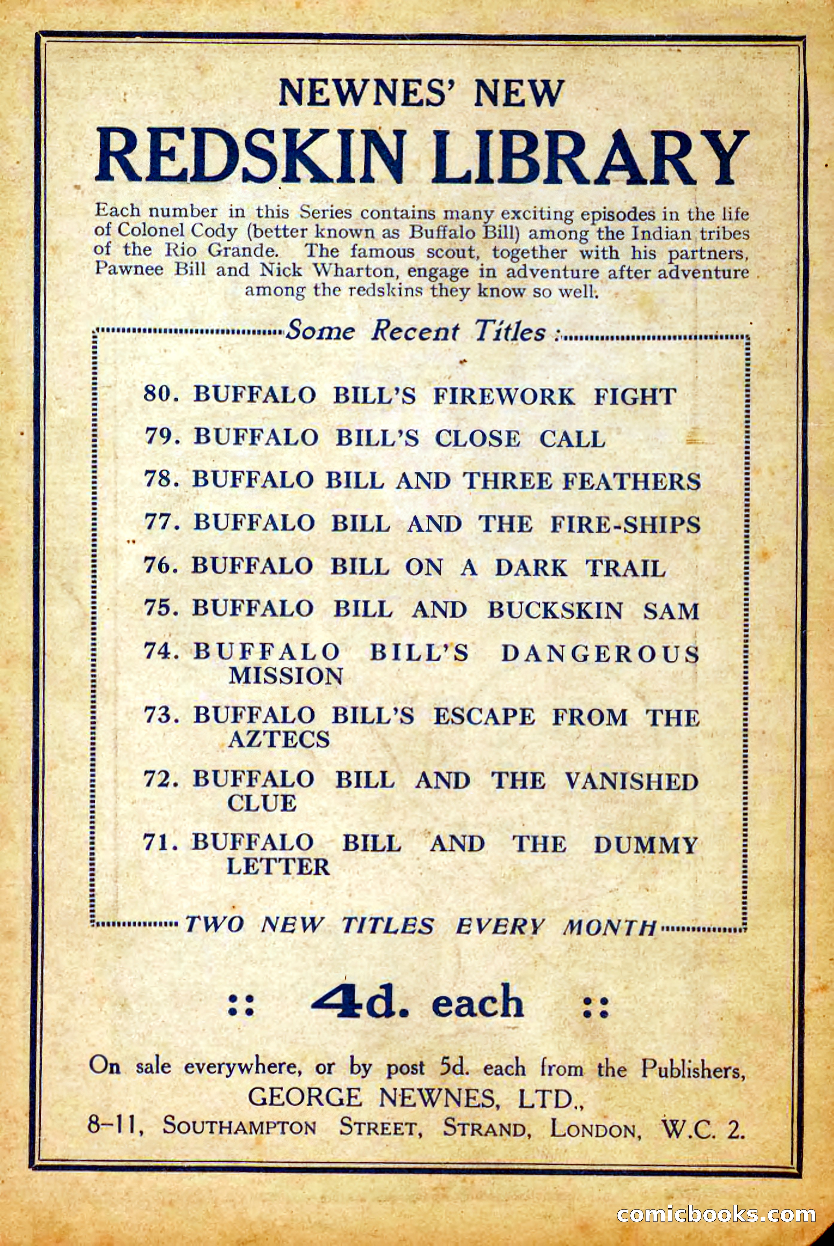 Deadwood Dick Library No. 32 — page 36 of 36