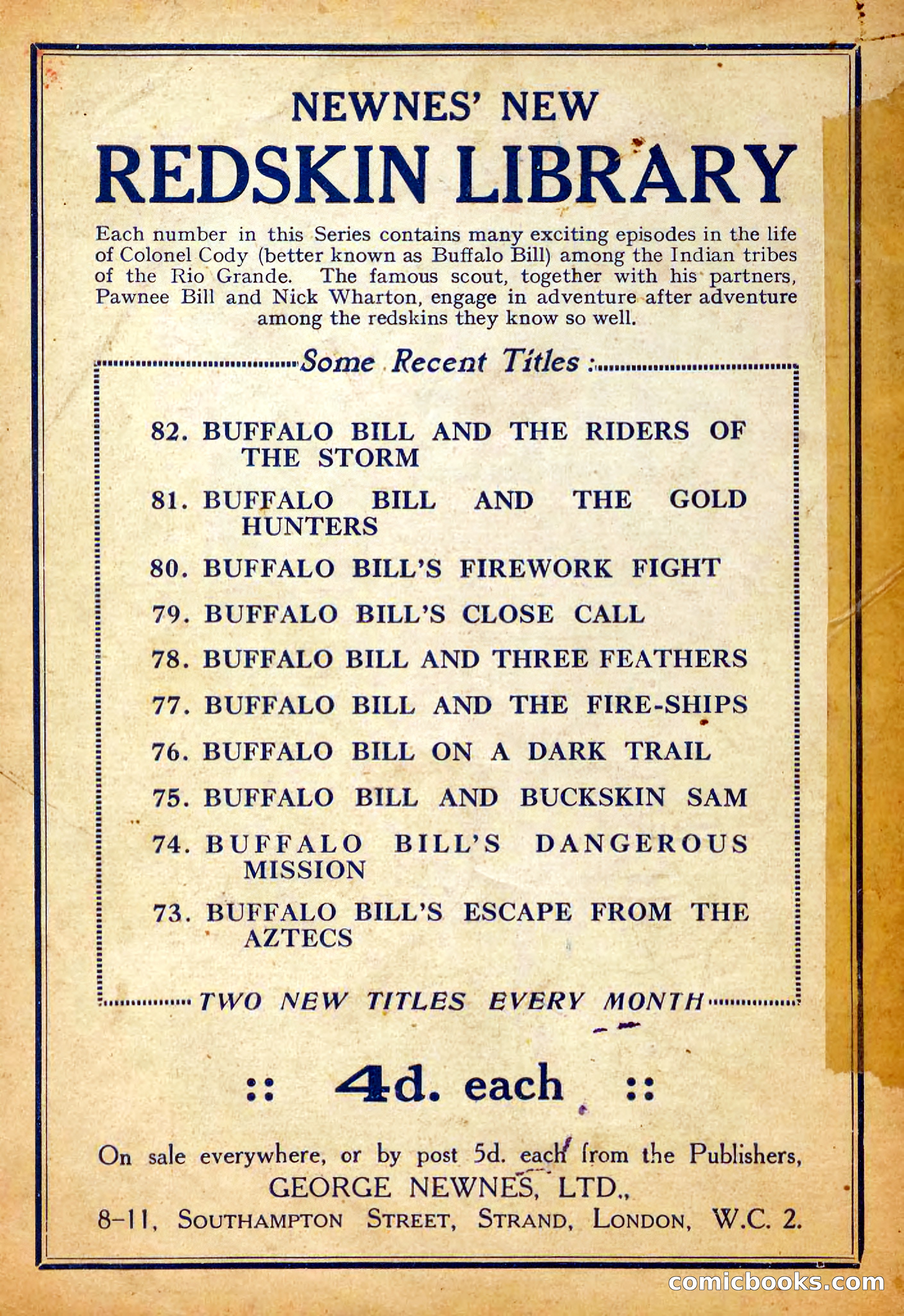 Deadwood Dick Library No. 33 — page 36 of 36