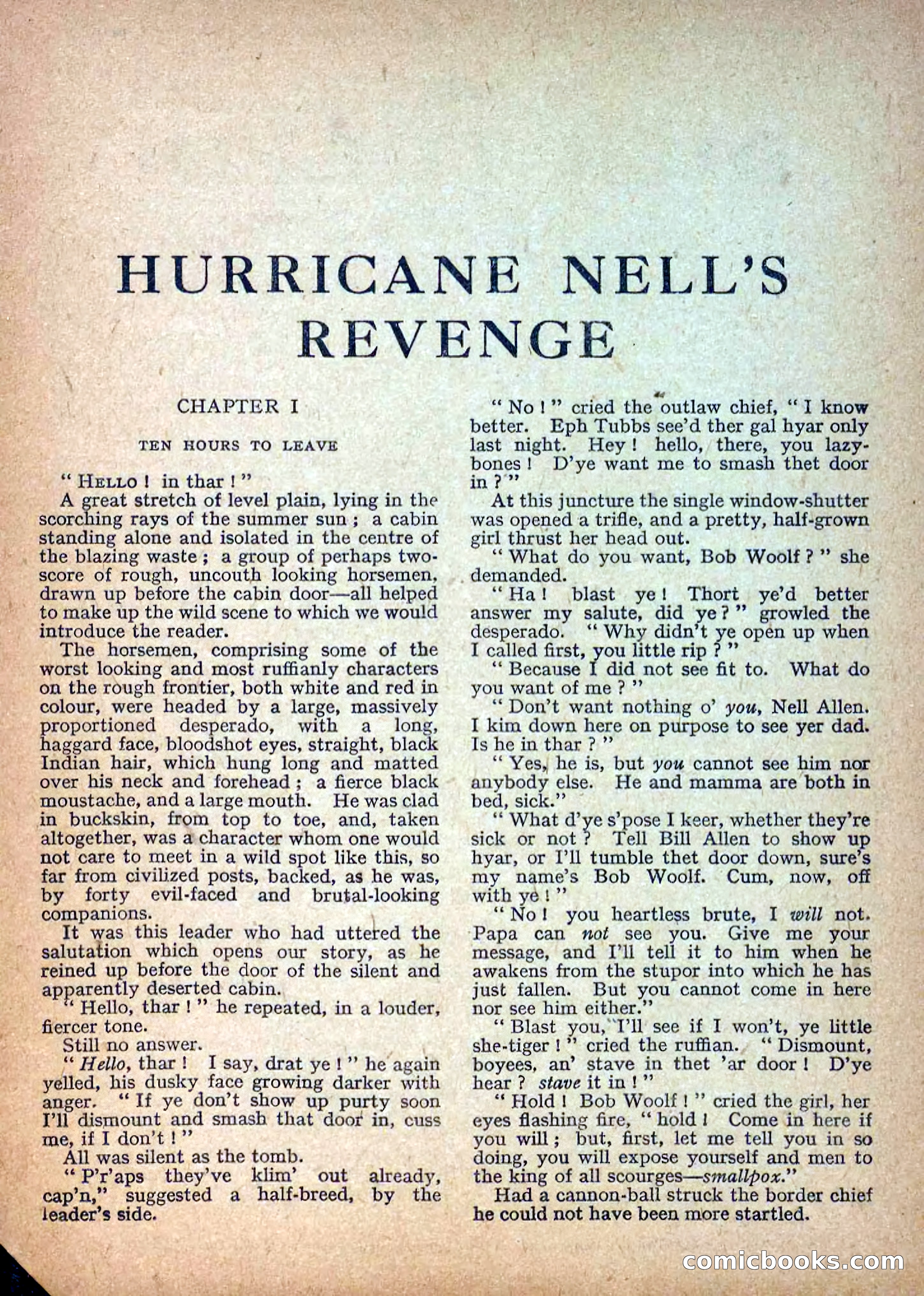 Deadwood Dick Library No. 9: Hurricane Nell's Revenge — page 3 of 36