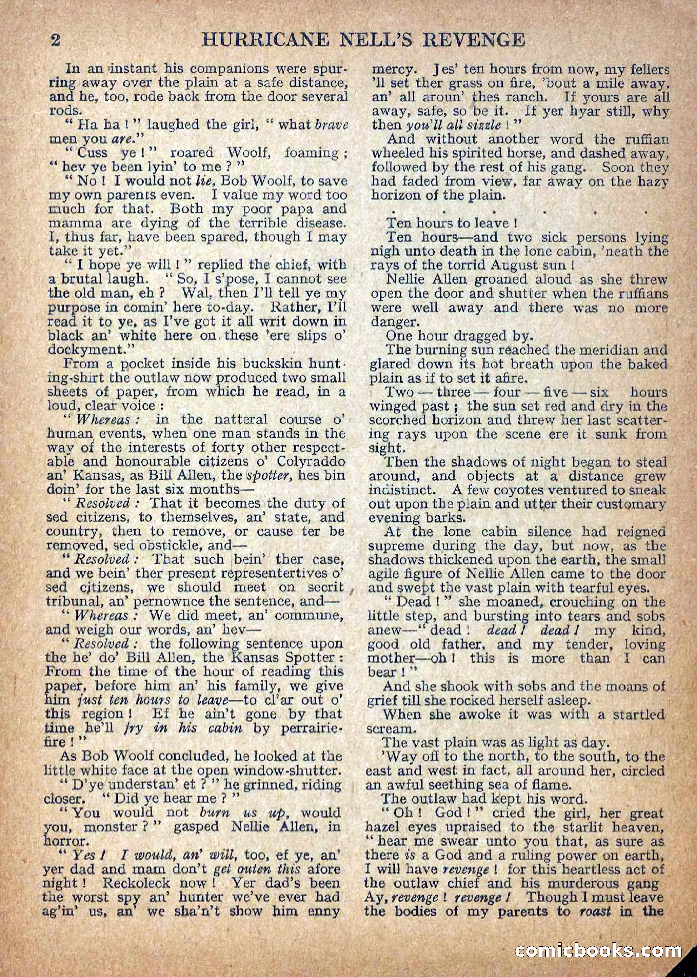 Deadwood Dick Library No. 9: Hurricane Nell's Revenge — page 4 of 36