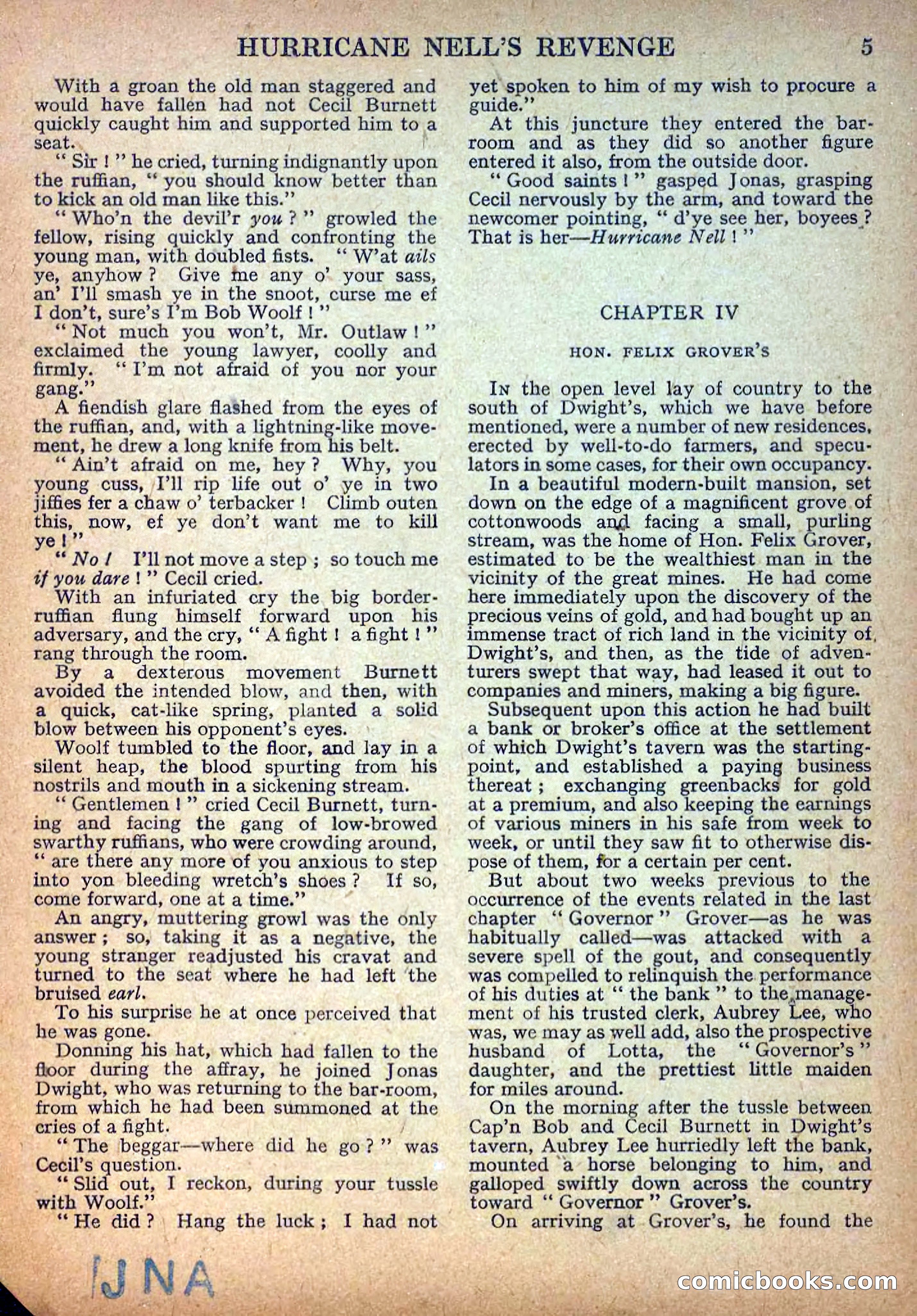 Deadwood Dick Library No. 9: Hurricane Nell's Revenge — page 7 of 36