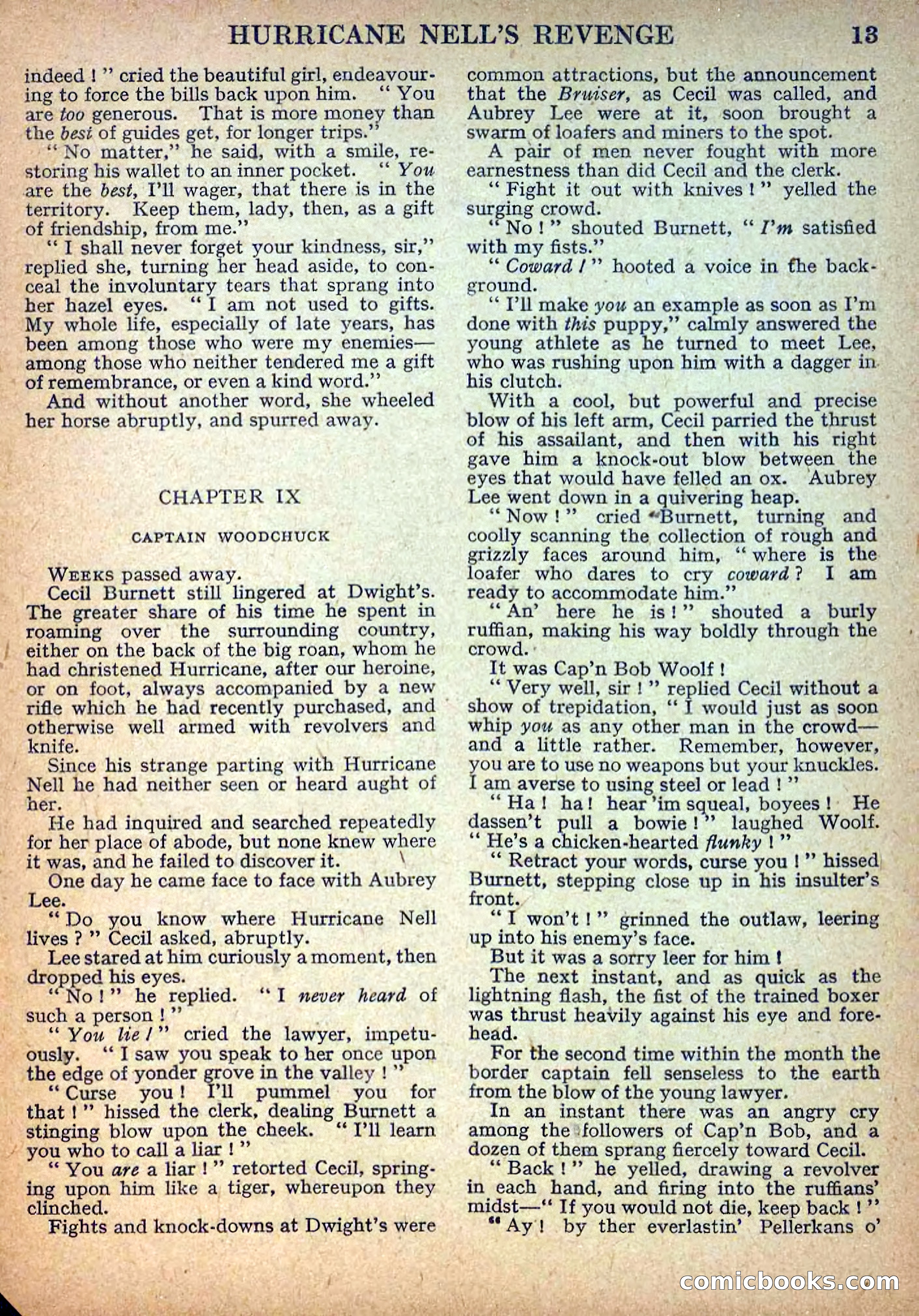 Deadwood Dick Library No. 9: Hurricane Nell's Revenge — page 15 of 36