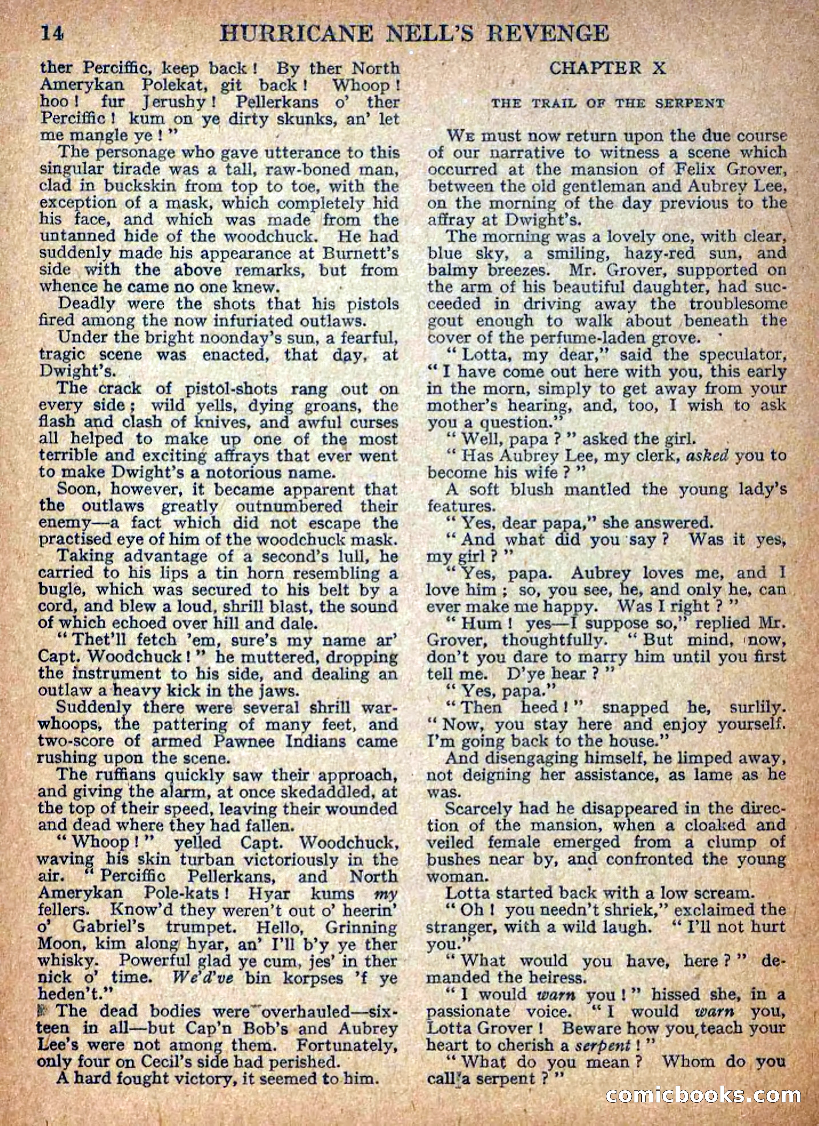 Deadwood Dick Library No. 9: Hurricane Nell's Revenge — page 16 of 36
