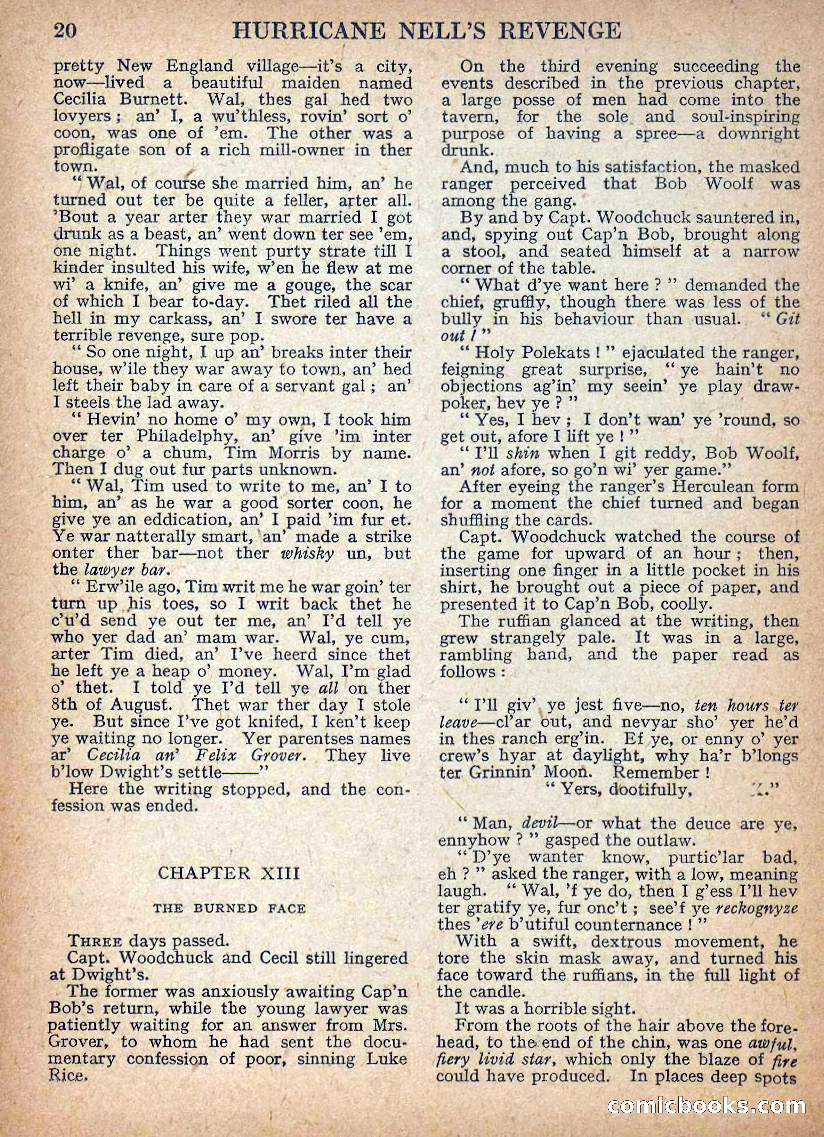 Deadwood Dick Library No. 9: Hurricane Nell's Revenge — page 22 of 36