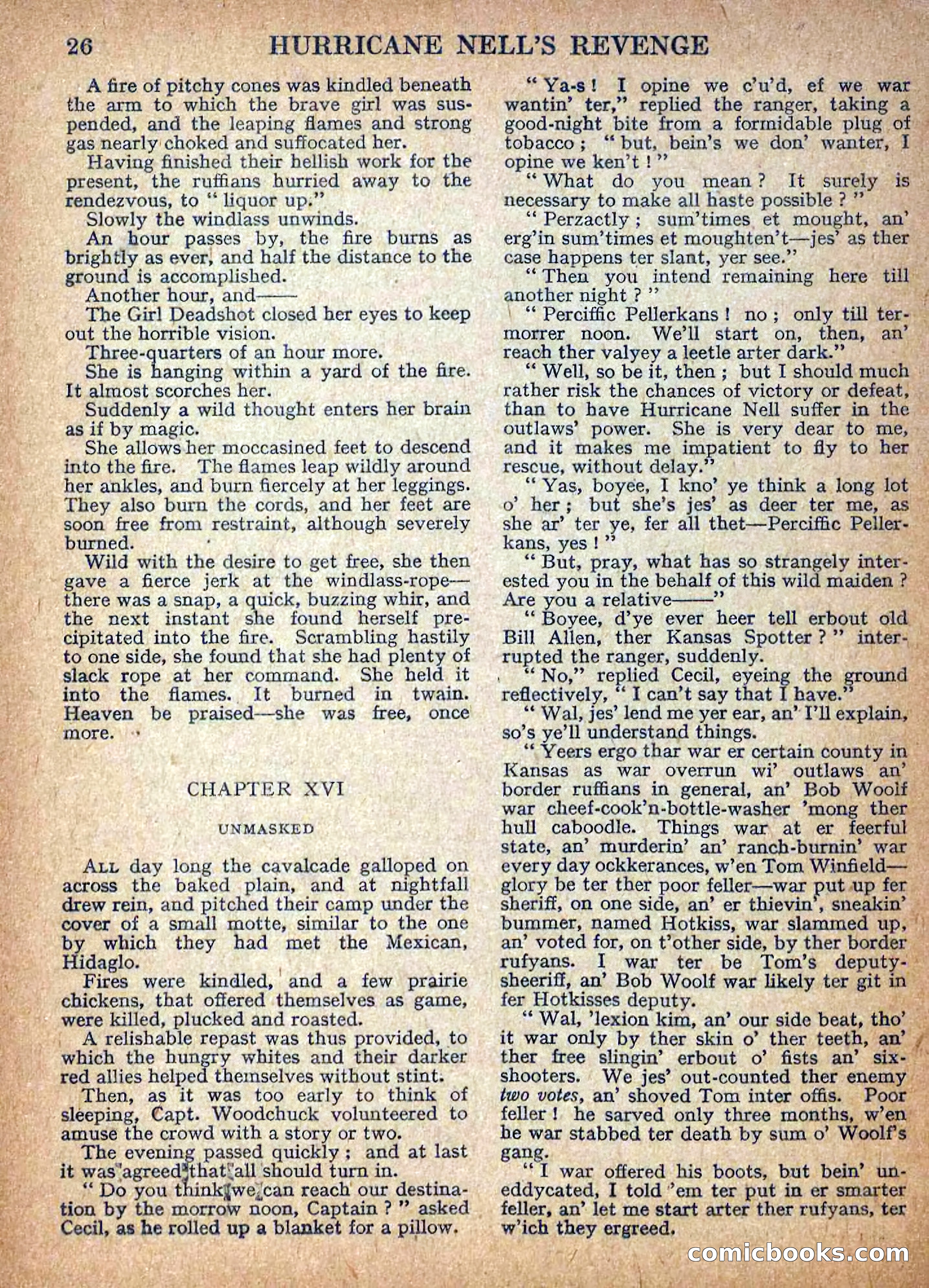Deadwood Dick Library No. 9: Hurricane Nell's Revenge — page 28 of 36