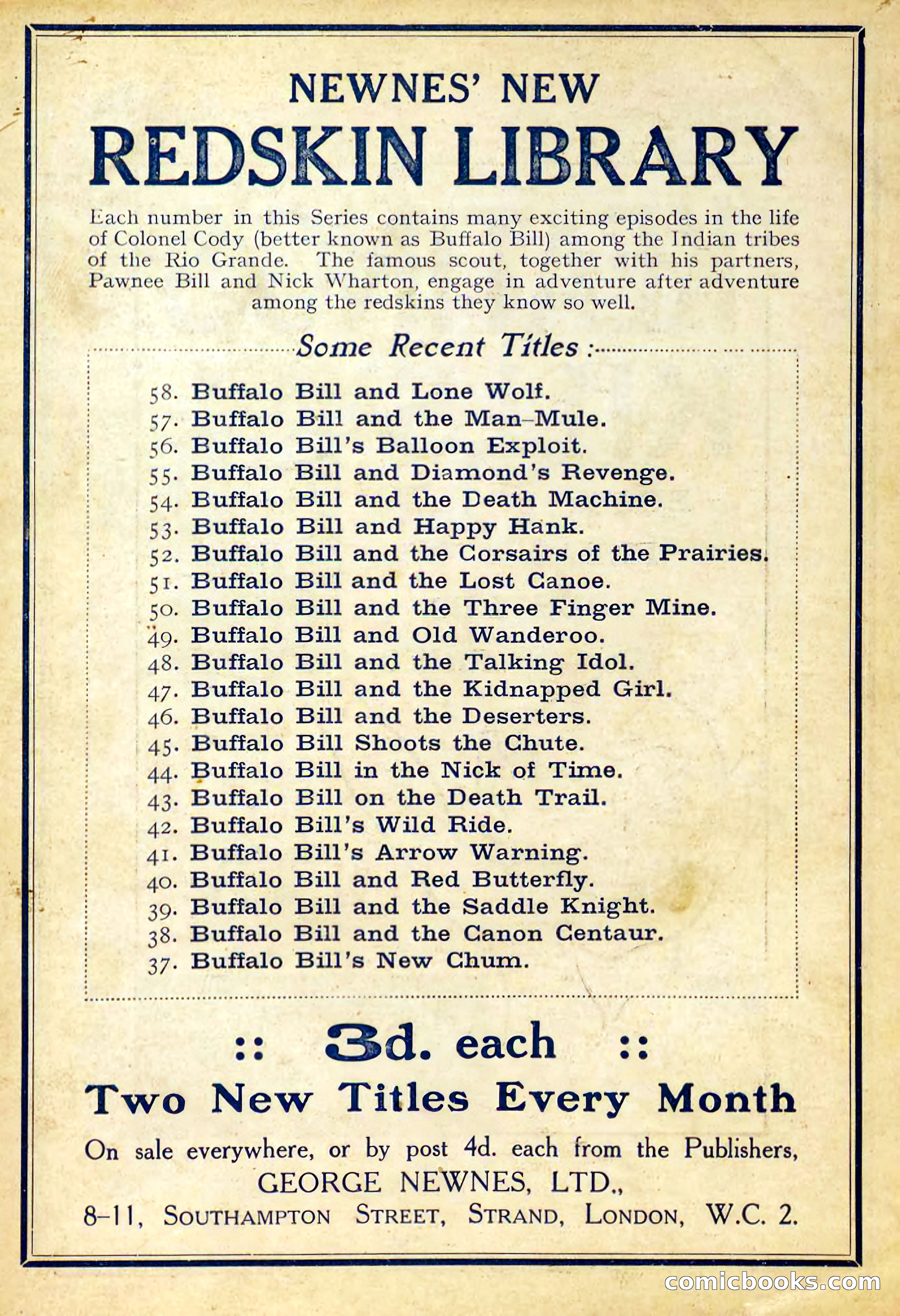 Deadwood Dick Library No. 9: Hurricane Nell's Revenge — page 36 of 36