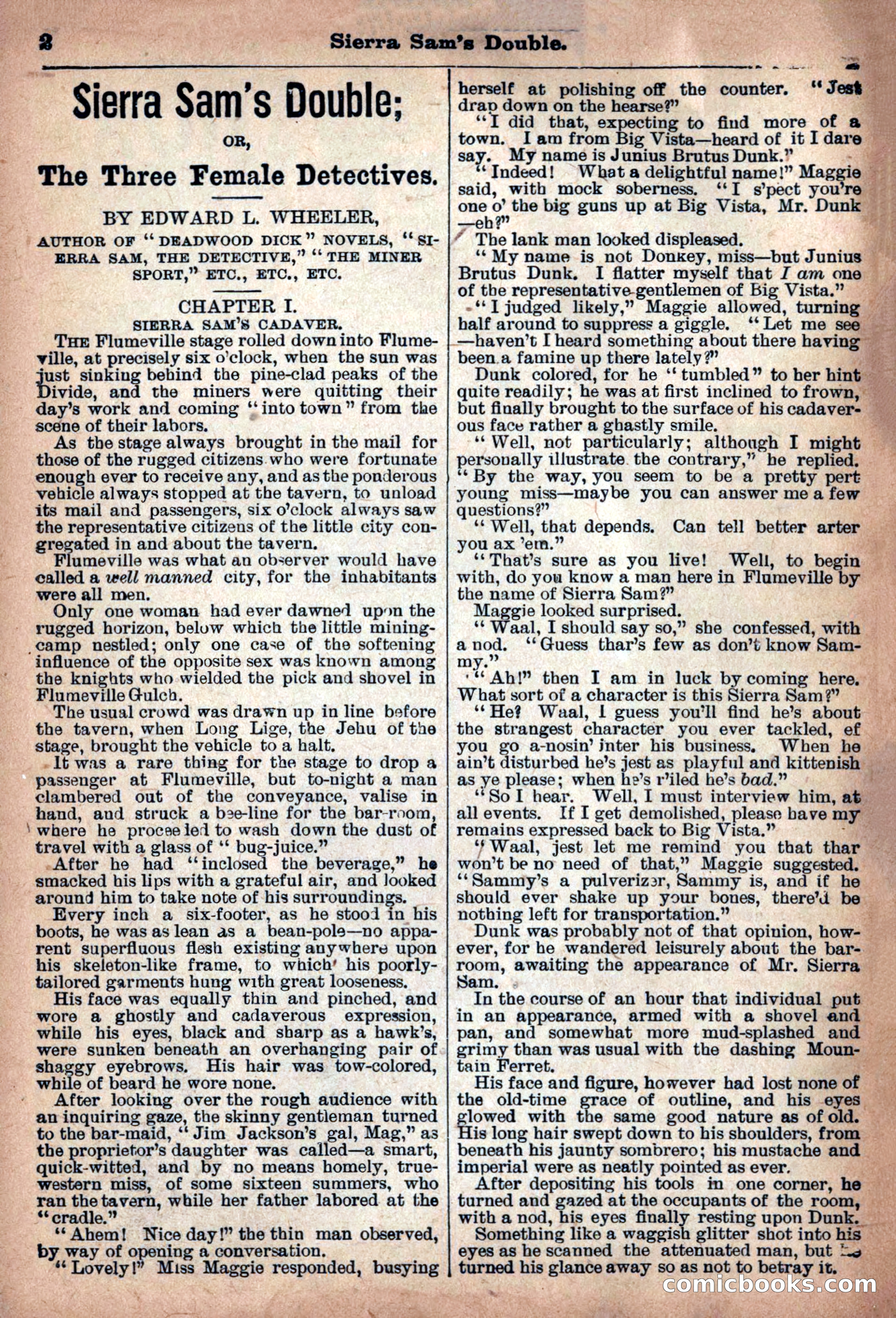 Deadwood Dick Library: Sierra Sam's Double, No. 50 — page 4 of 36