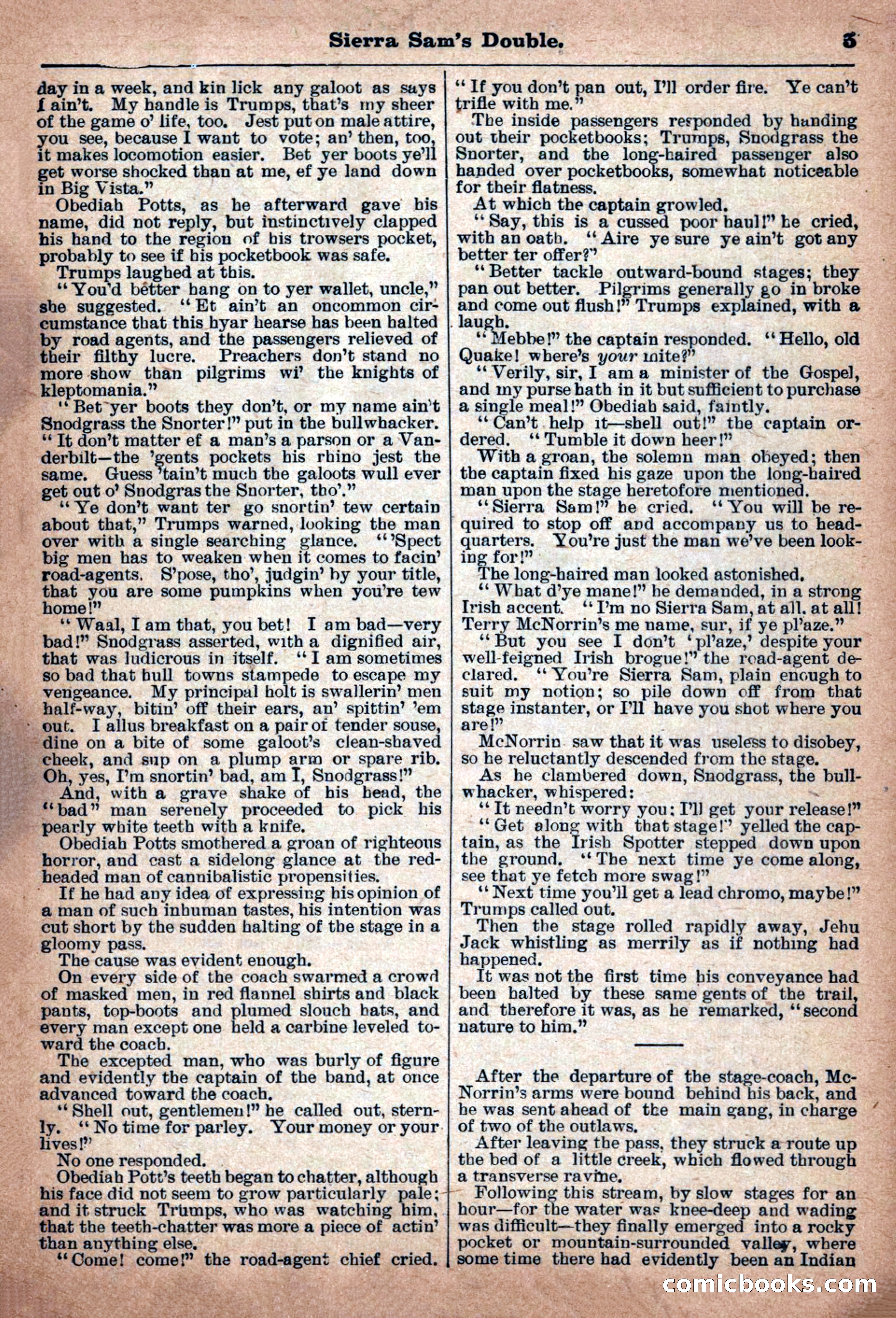 Deadwood Dick Library: Sierra Sam's Double, No. 50 — page 7 of 36
