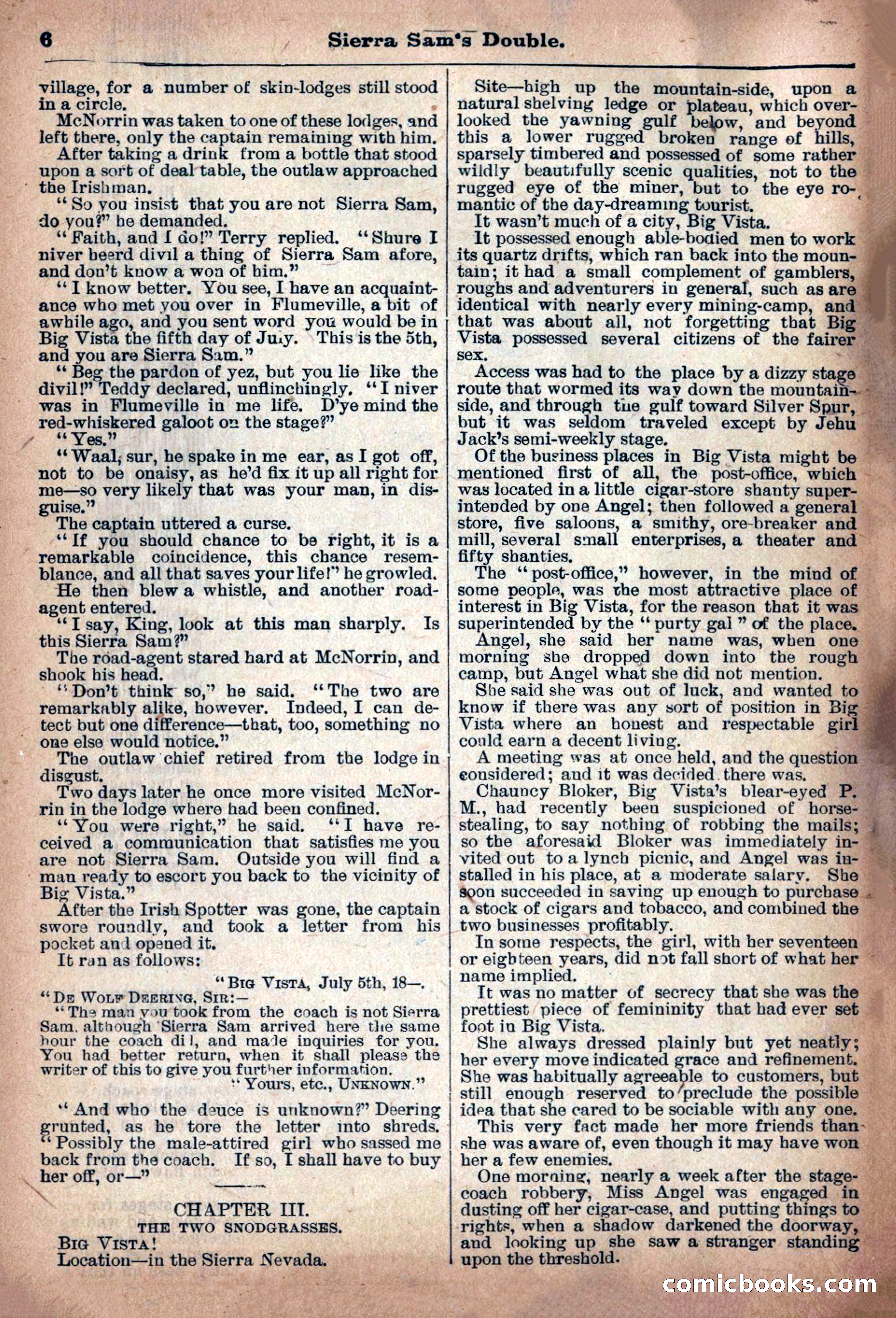Deadwood Dick Library: Sierra Sam's Double, No. 50 — page 8 of 36