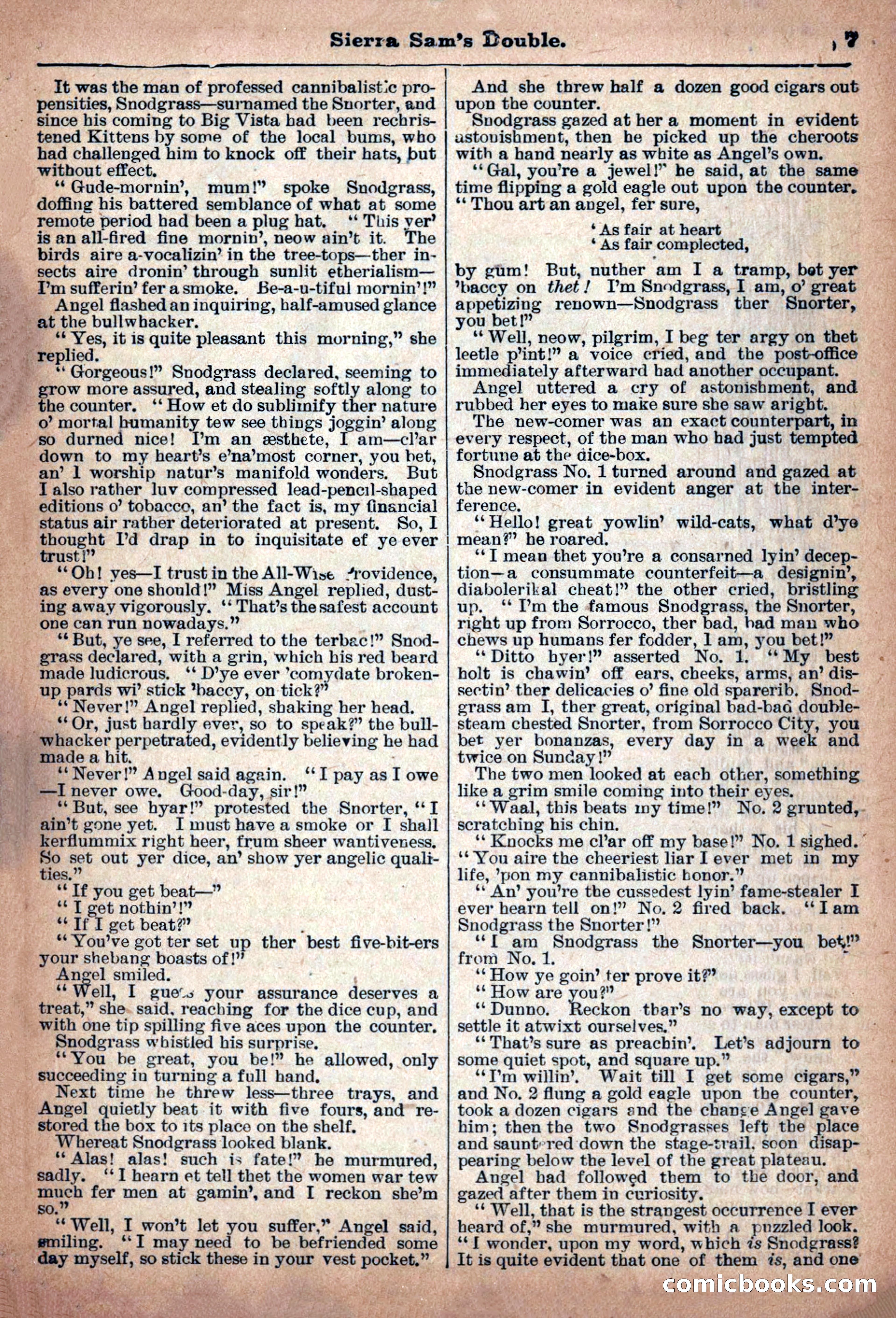 Deadwood Dick Library: Sierra Sam's Double, No. 50 — page 9 of 36