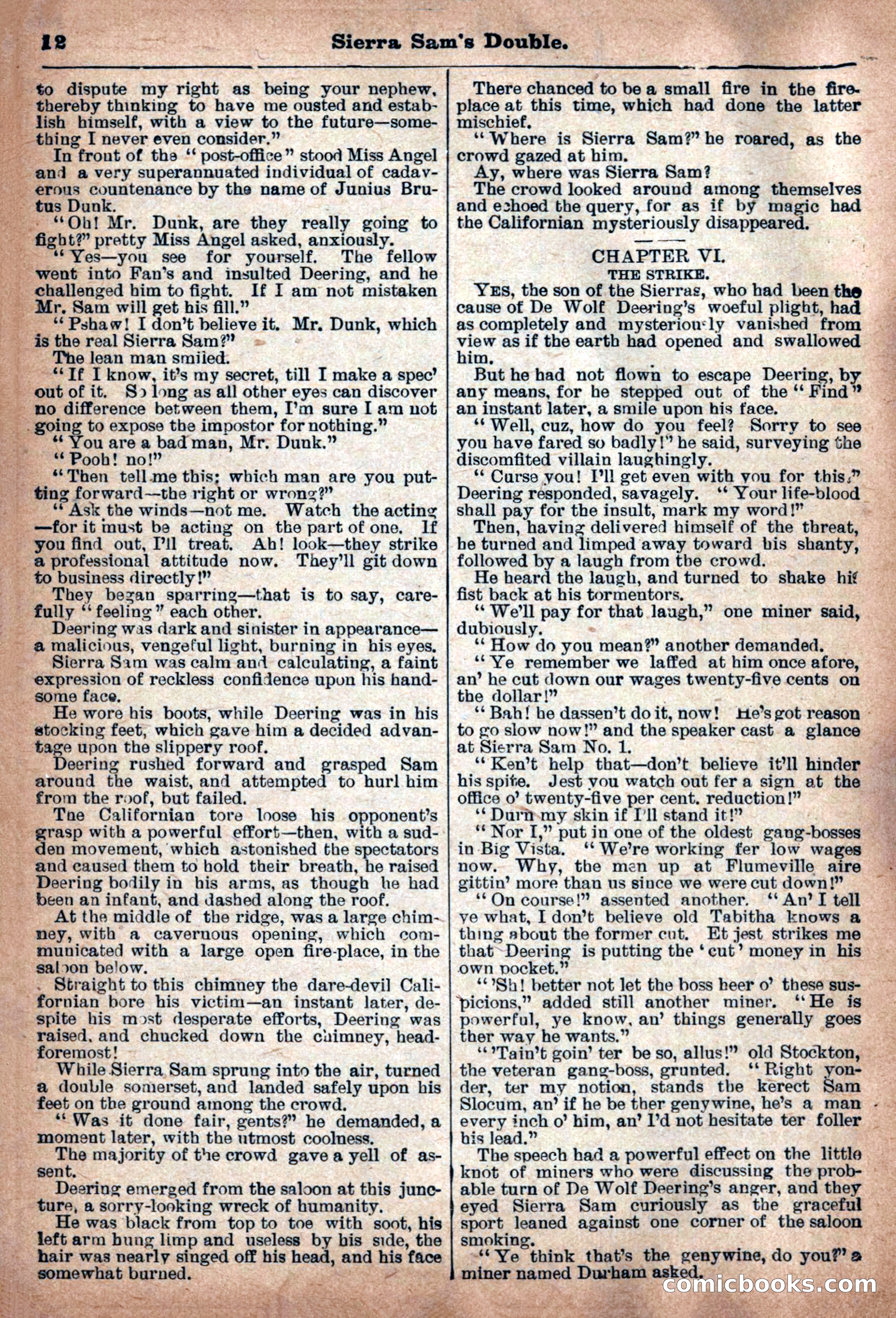 Deadwood Dick Library: Sierra Sam's Double, No. 50 — page 14 of 36