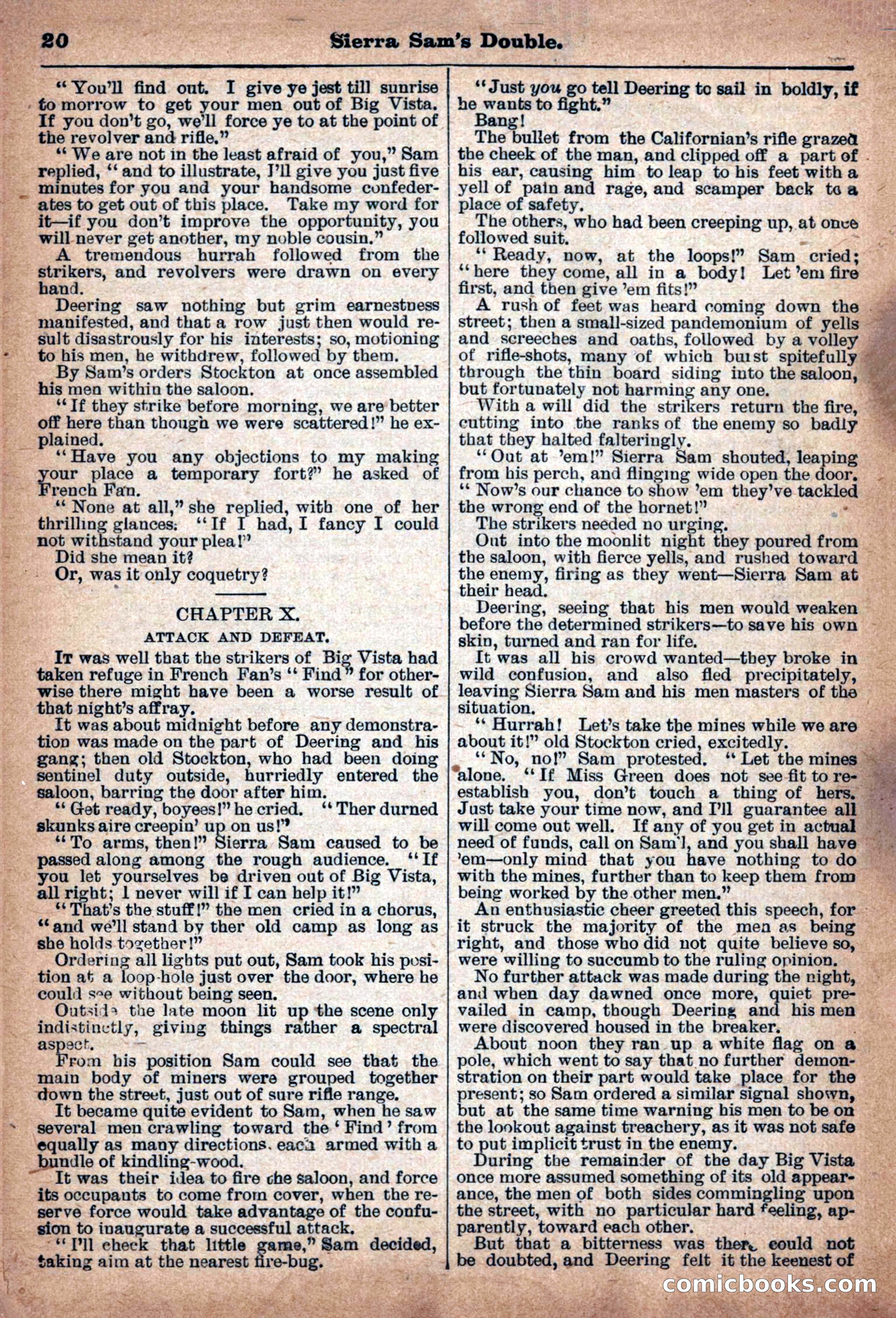 Deadwood Dick Library: Sierra Sam's Double, No. 50 — page 22 of 36