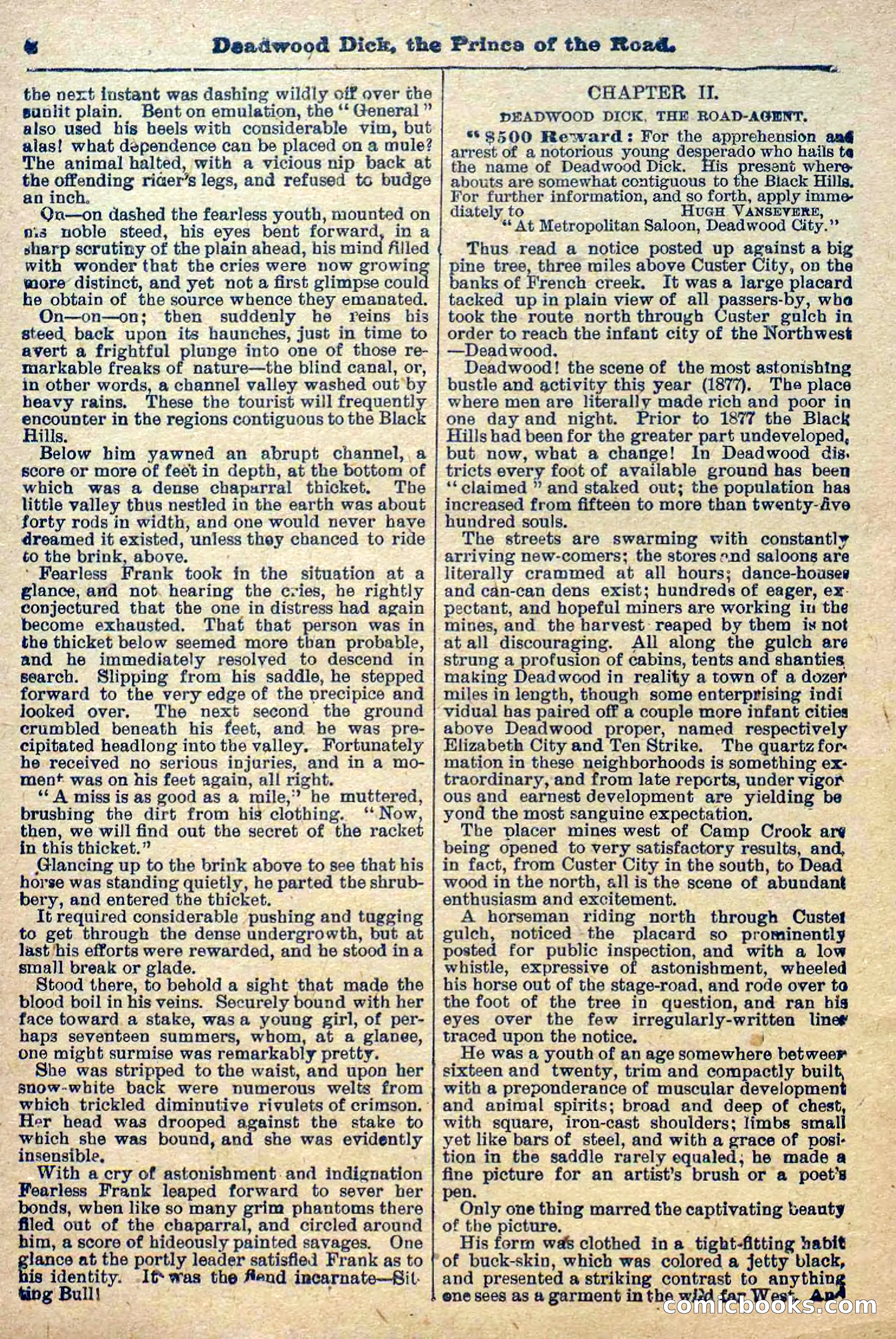 Deadwood Dick Library, Vol. 1, No. 1 — page 6 of 40