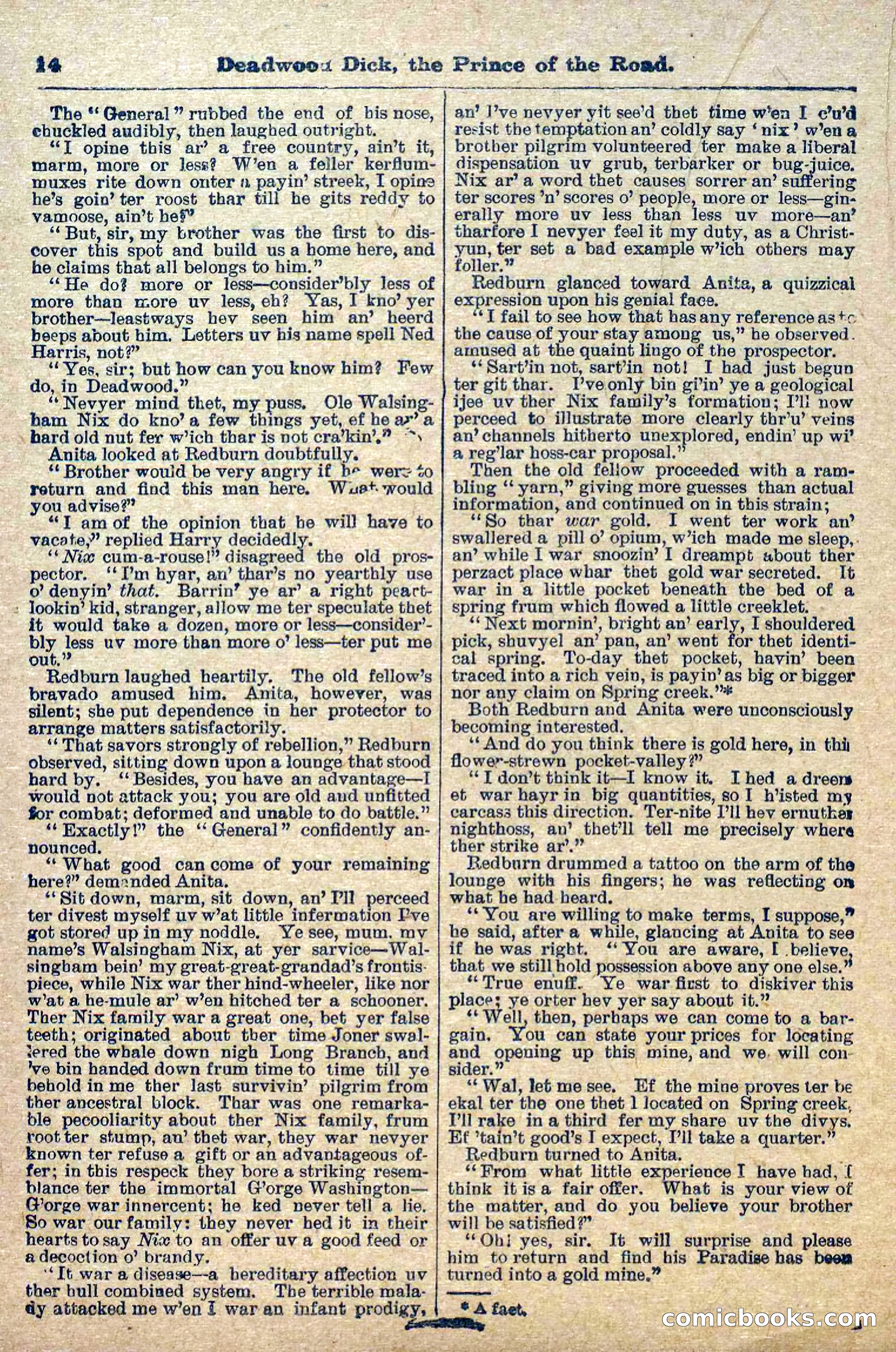 Deadwood Dick Library, Vol. 1, No. 1 — page 16 of 40