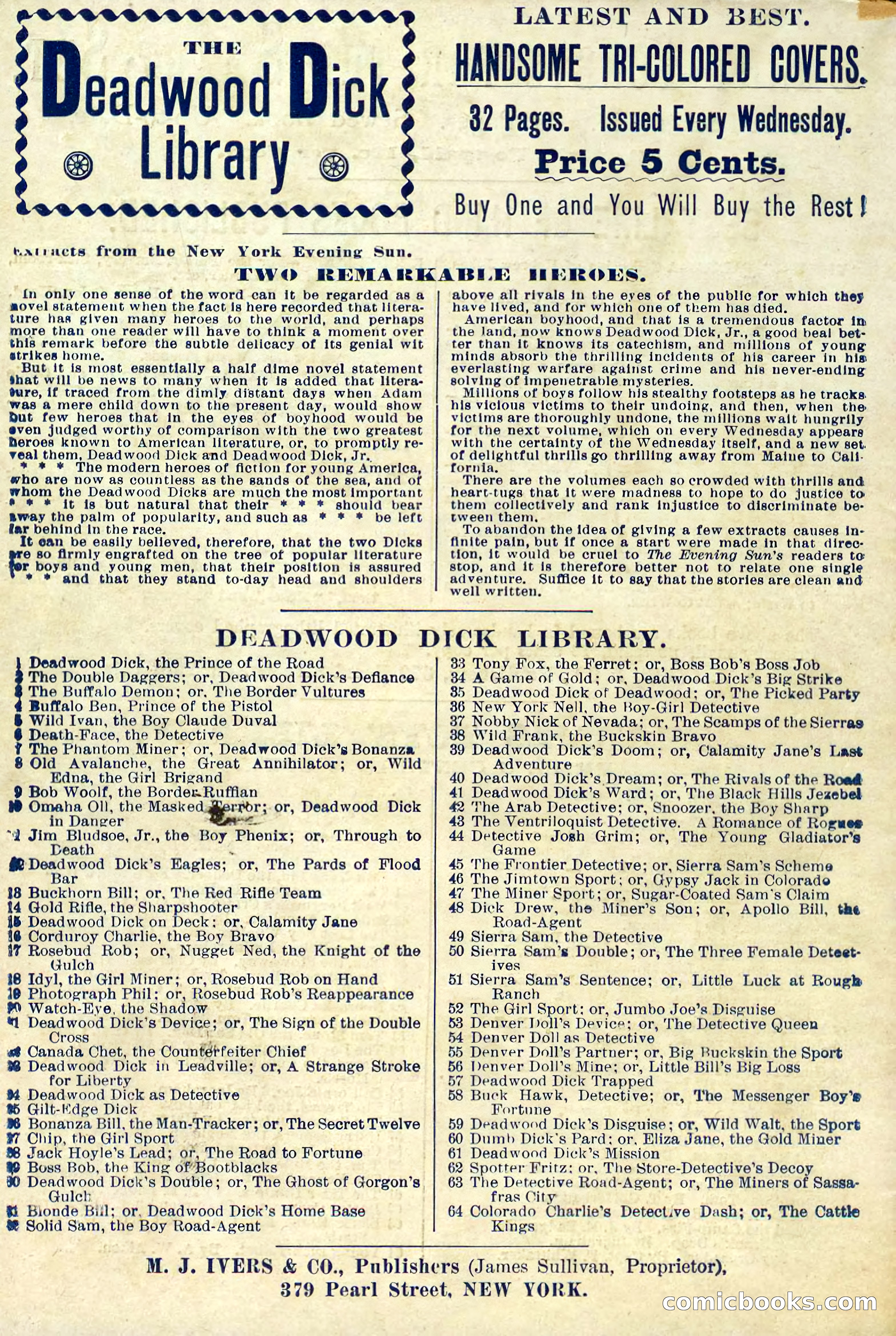 Deadwood Dick Library, Vol. 1, No. 1 — page 36 of 40