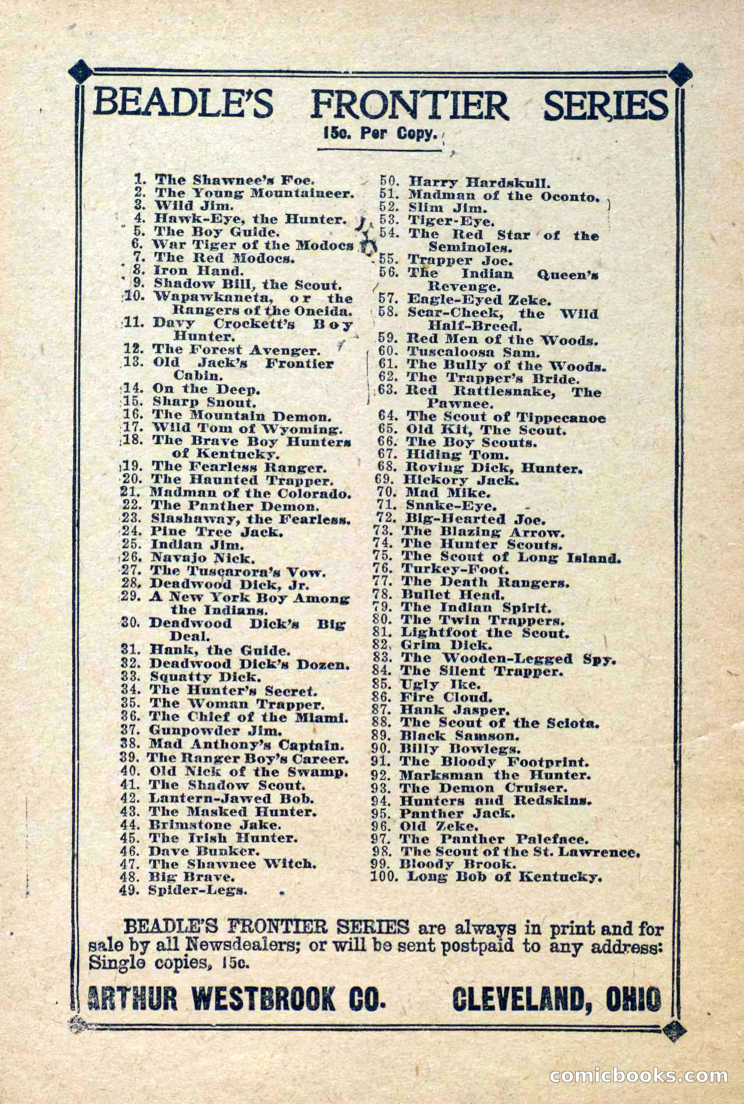 Deadwood Dick Library, Vol. 1, No. 1 — page 38 of 40