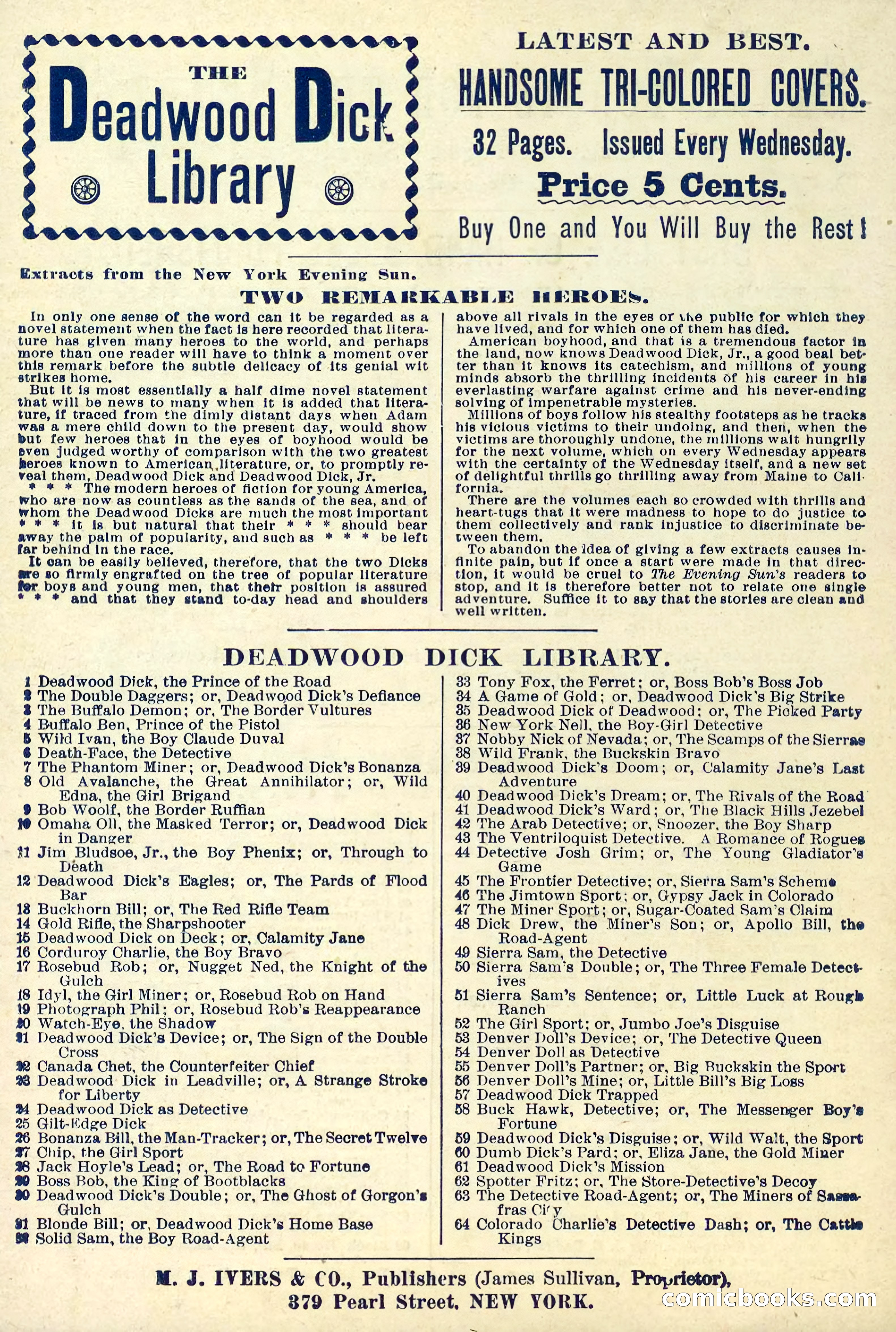 The Deadwood Dick Library, No. 3 — page 36 of 40