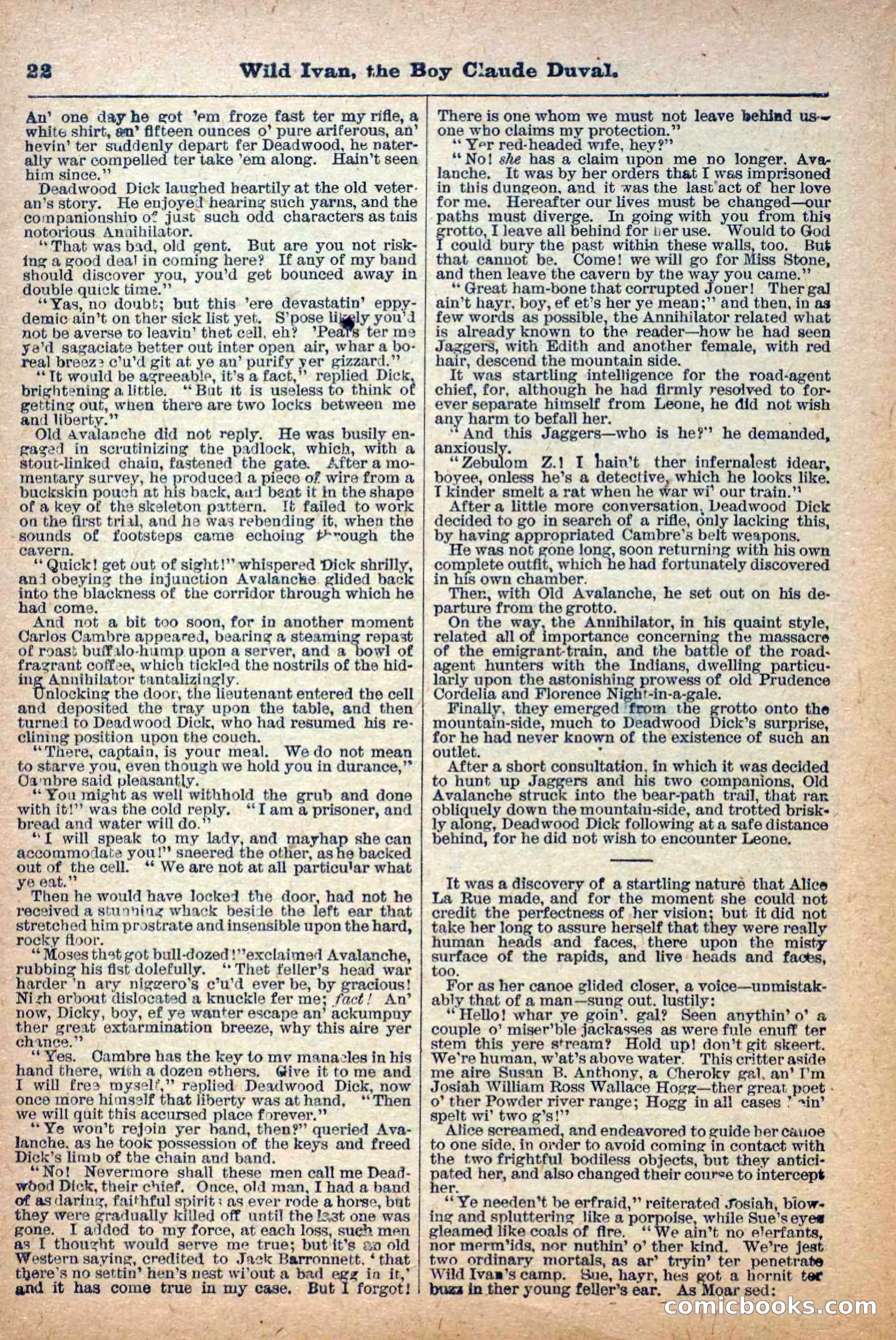 Deadwood Dick Library, Vol. 1, No. 5 — page 24 of 42